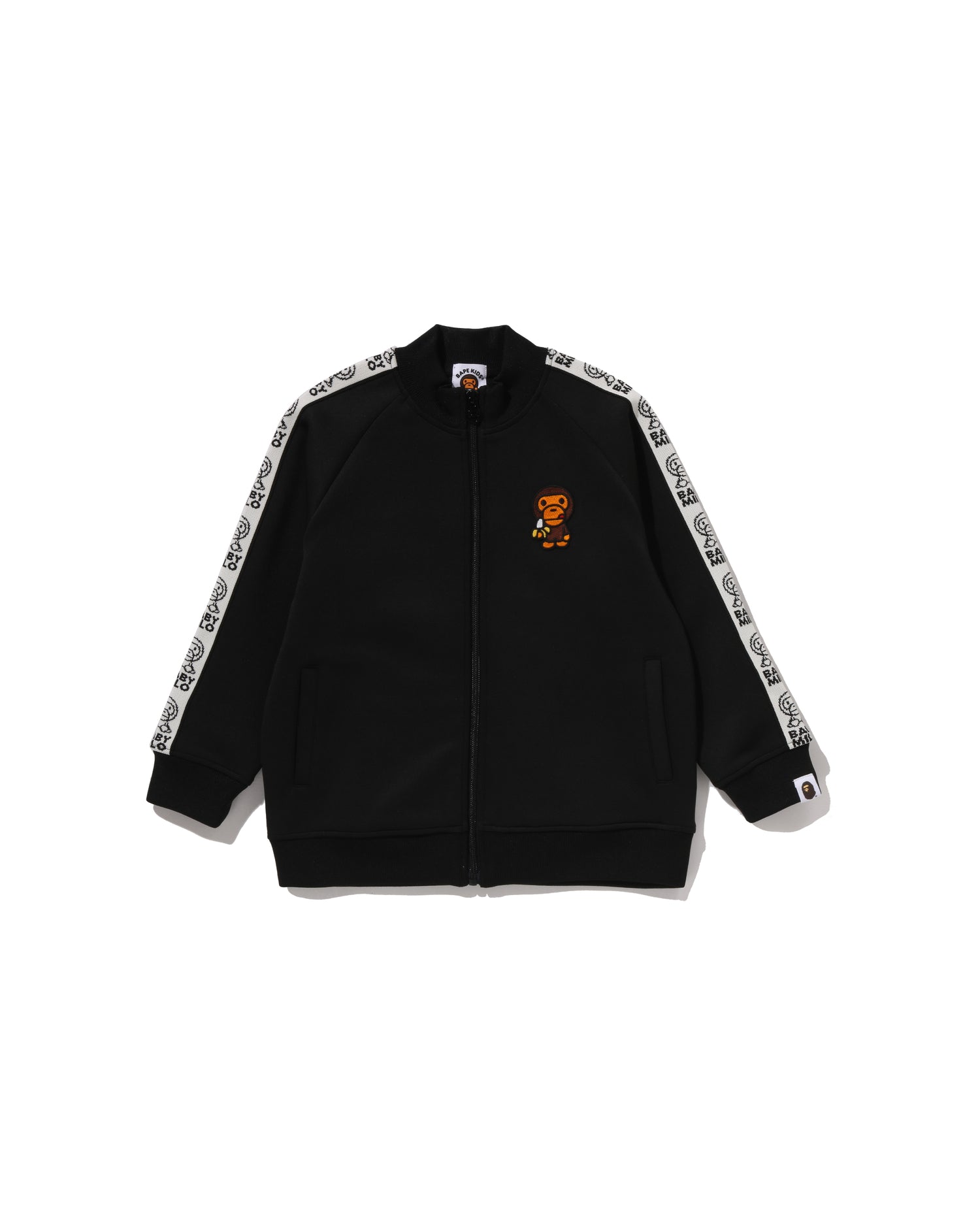 A BATHING APE® Kids Baby Milo Line Tape Track Jacket | Bape