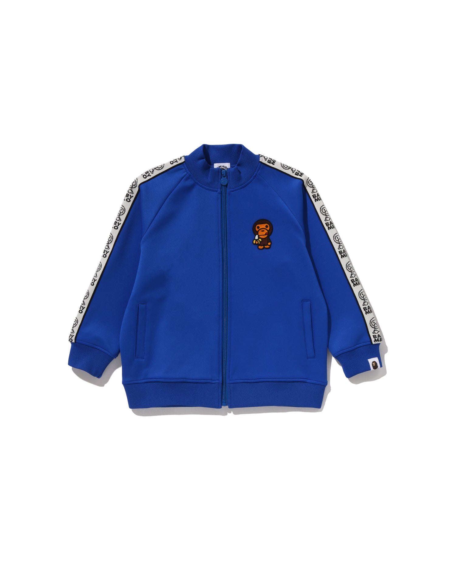 A BATHING APE® Kids Baby Milo Line Tape Track Jacket | Bape