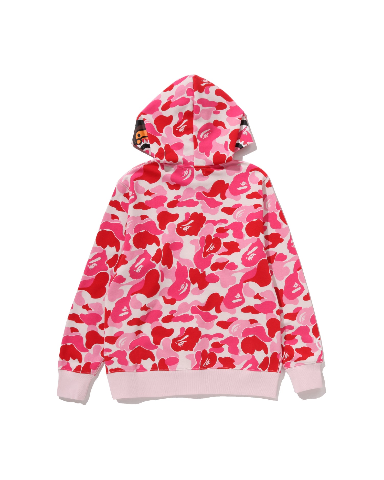 A BATHING APE® Kids Abc Camo Milo Shark Zip Hoodie Jr | Bape