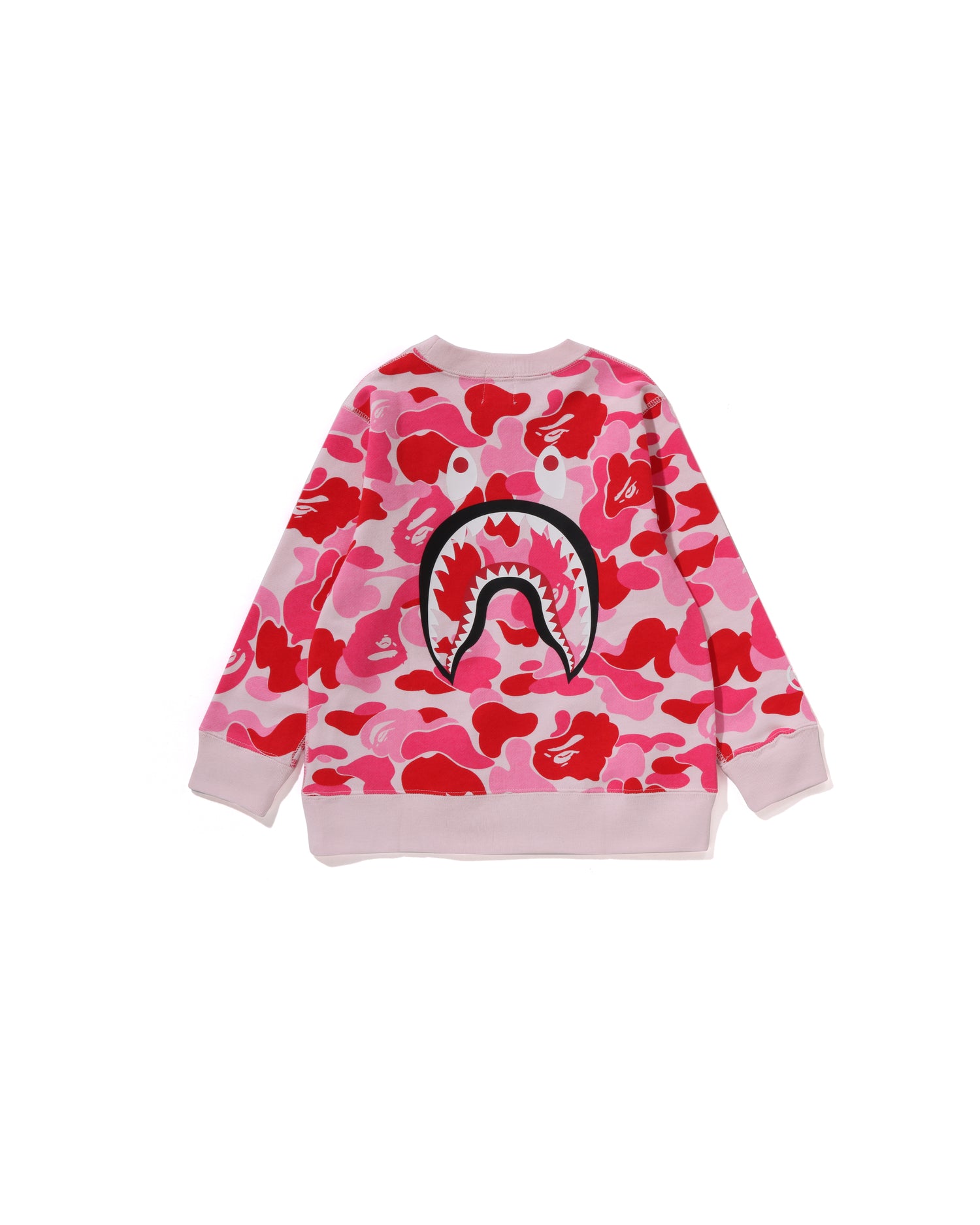 A BATHING APE® Kids Abc Camo Shark Crewneck Sweatshirt | Bape