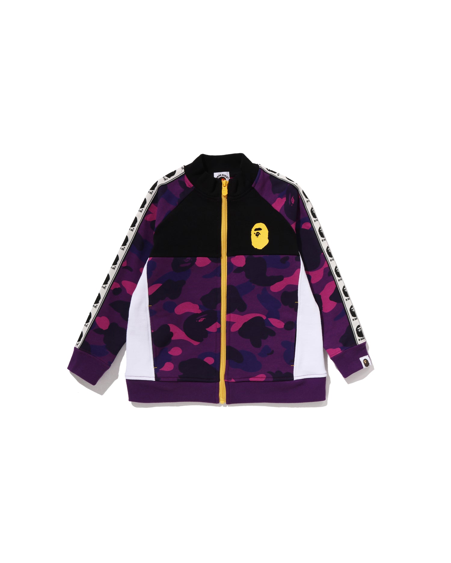 BAPE KIDS カモフラージュジャケット 160 A BATHING APE® Kids Color Camo BAPE Tape Track Jacket | Bape