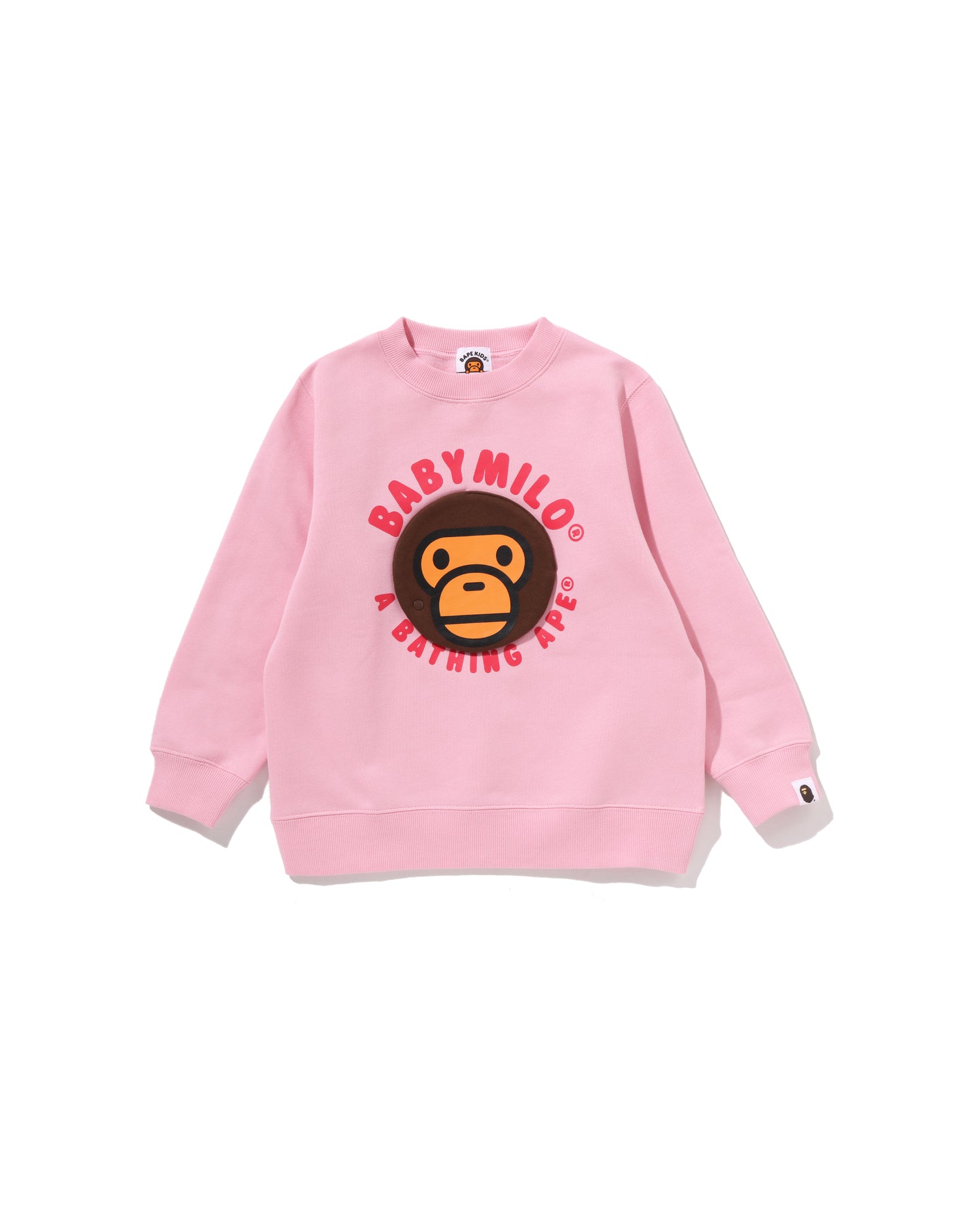 A BATHING APE® Kids Baby Milo Circle Crewneck Sweatshirt | Bape