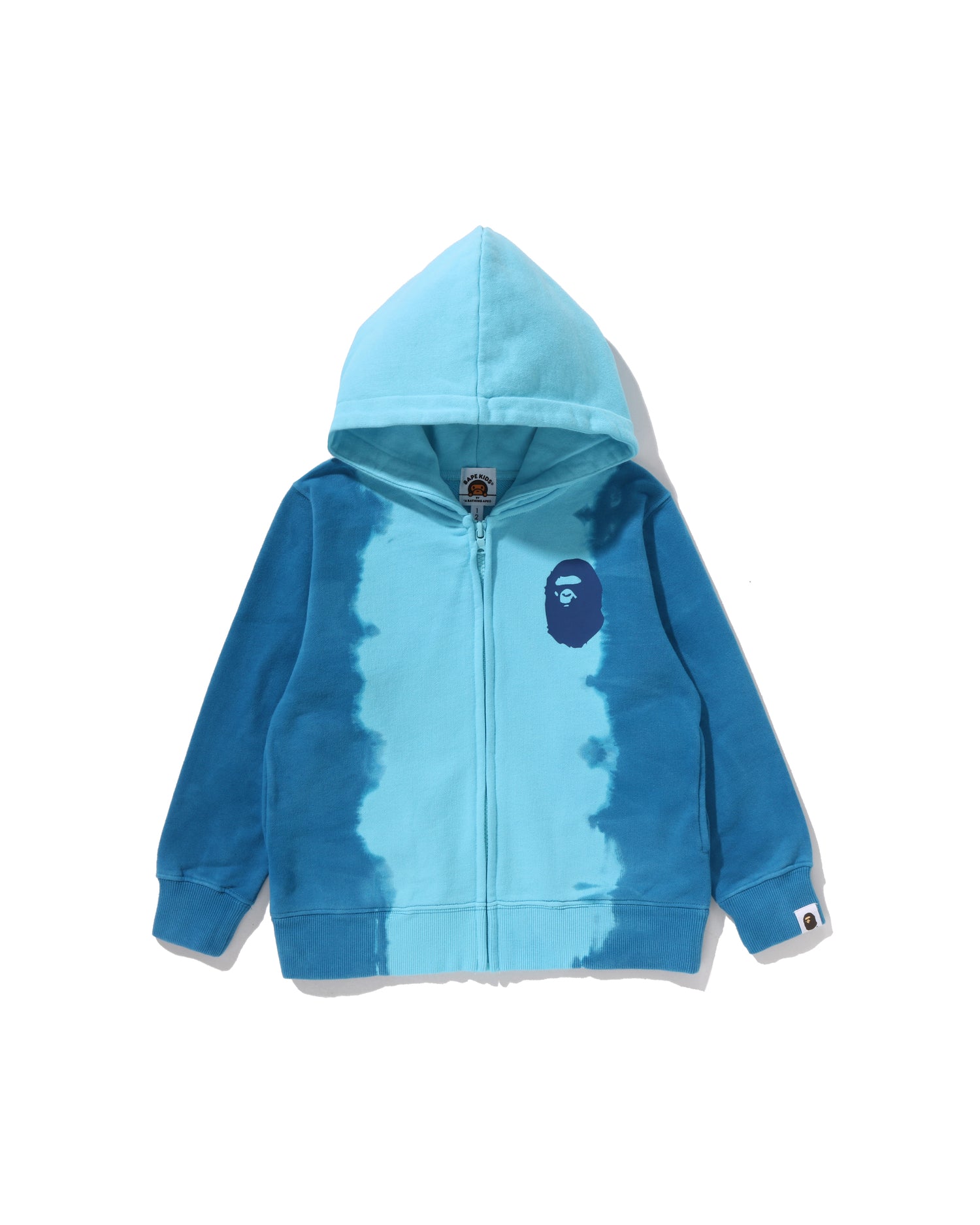 A BATHING APE® Kids Gradation College Zip Hoodie | Bape official