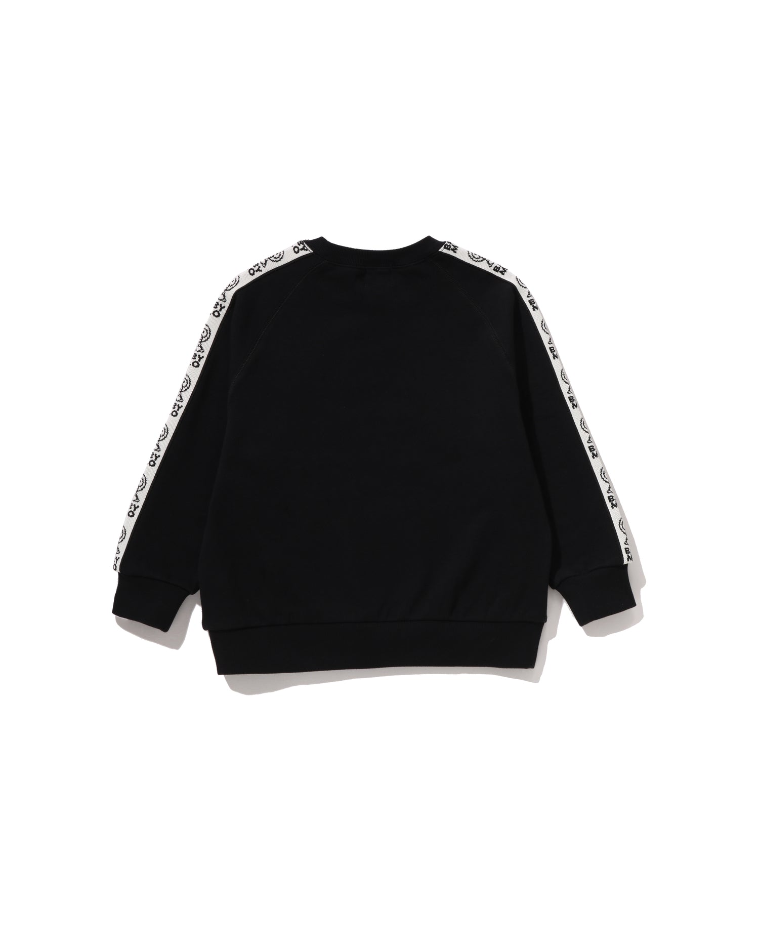 A BATHING APE® Kids Baby Milo Line Tape Relaxed Fit Crewneck