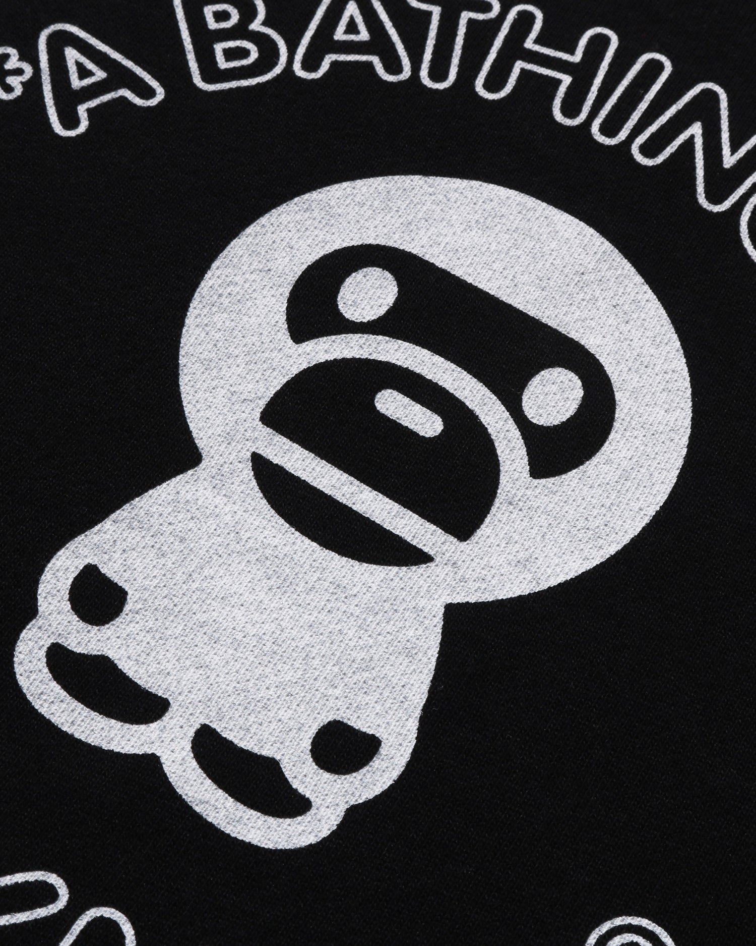A BATHING APE® Kids Baby Milo Line Tape Relaxed Fit Crewneck