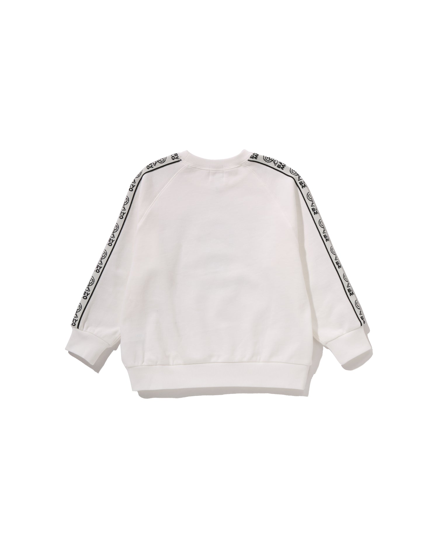 A BATHING APE® Kids Baby Milo Line Tape Relaxed Fit Crewneck