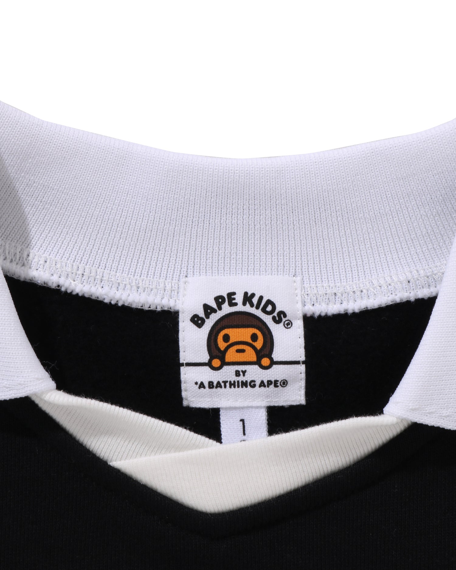 ケーフェイ A BATHING APE® Kids BAPE Relaxed Fit Half Zip Sweatshirt