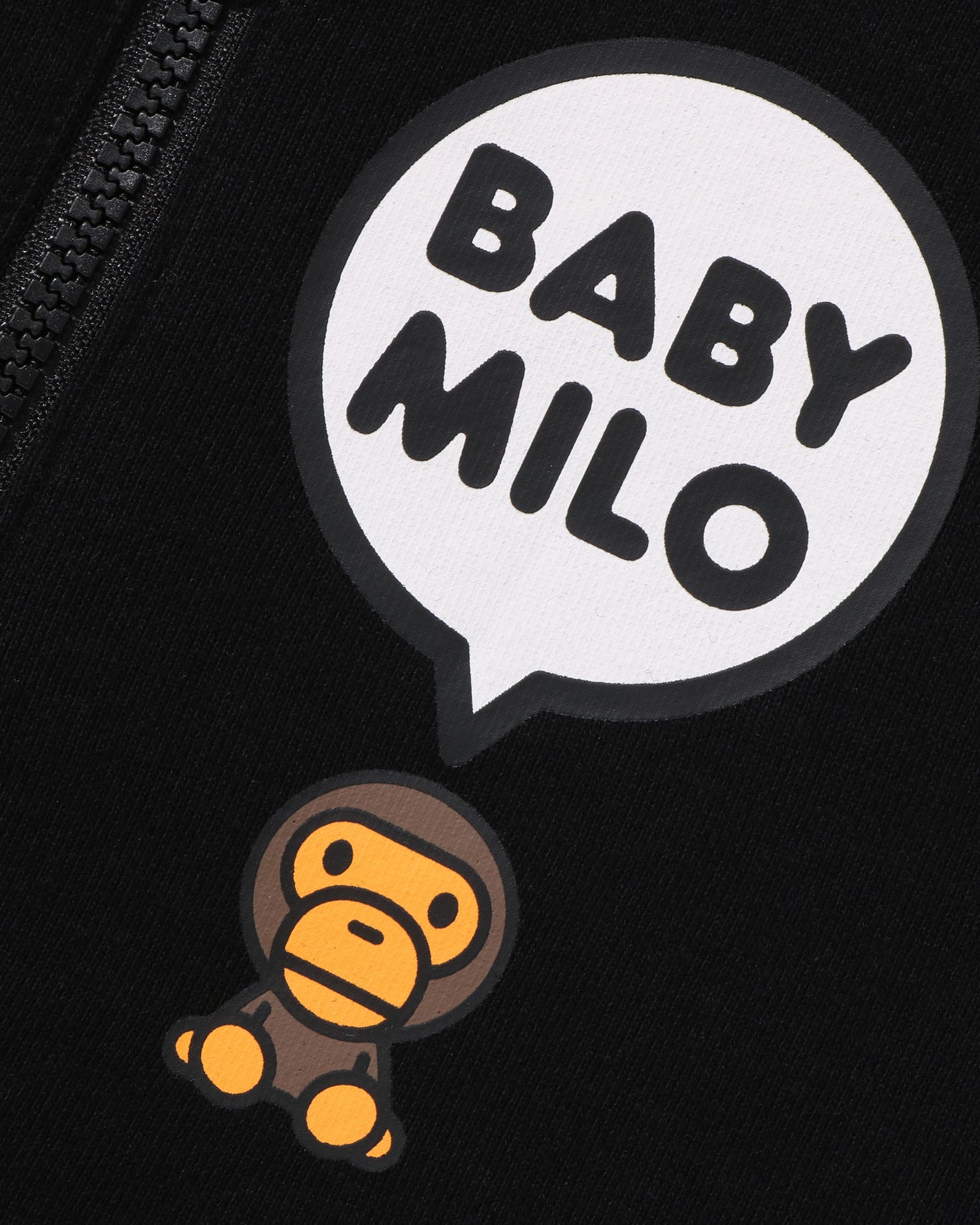 A BATHING APE® Kids Baby Milo Pattern Reversible Zip Hoodie | Bape