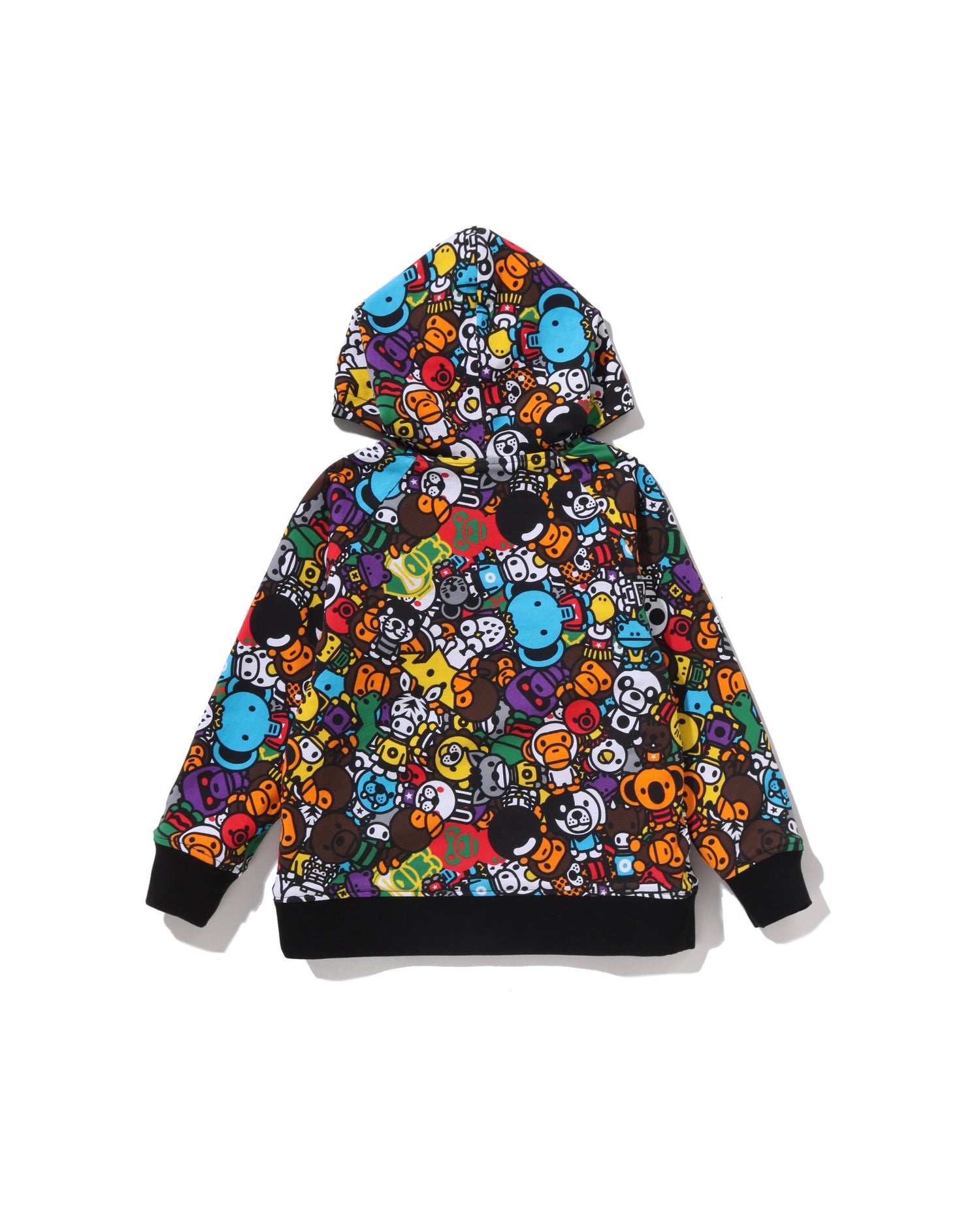 A BATHING APE® Kids Baby Milo Pattern Reversible Zip Hoodie | Bape