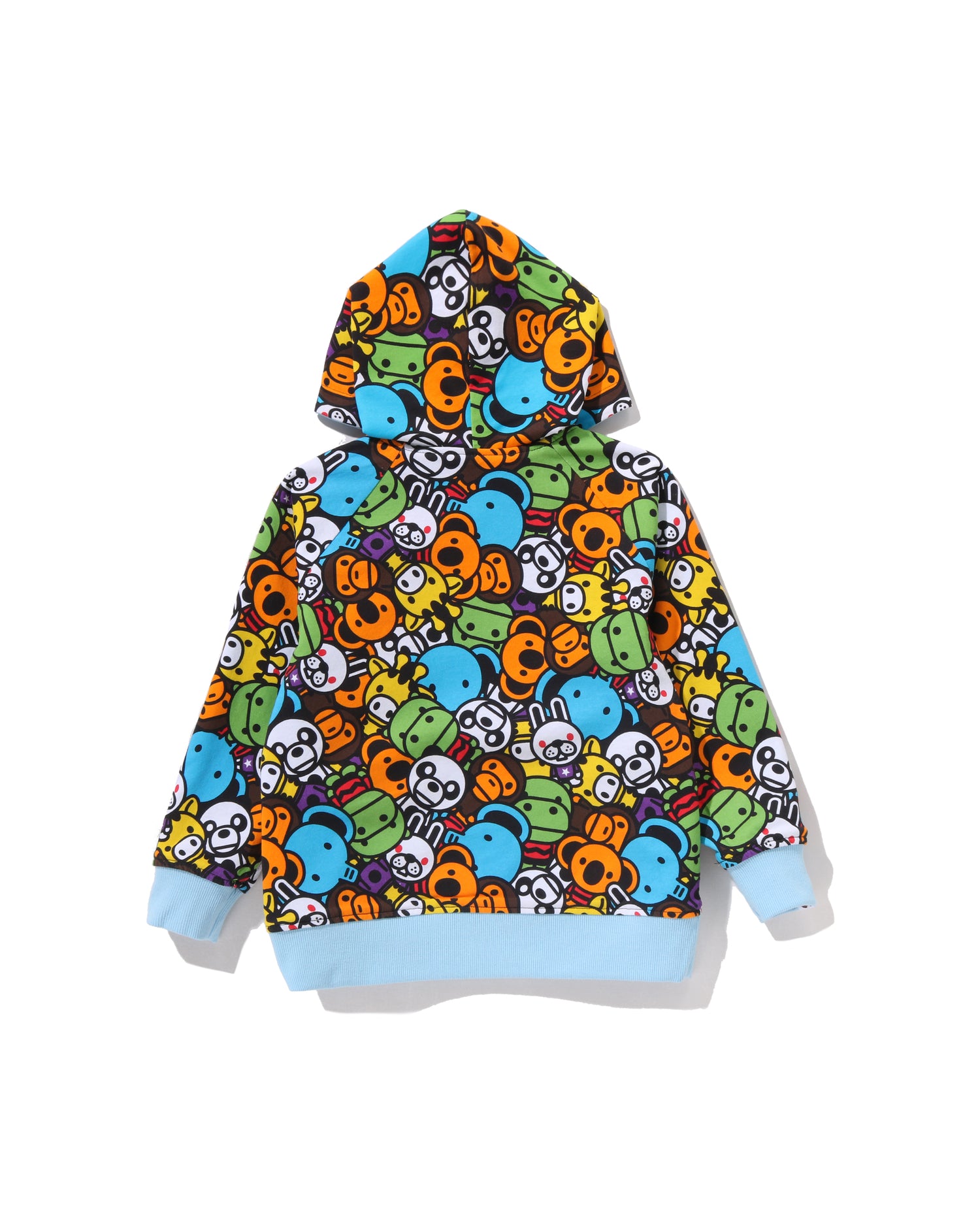 A BATHING APE® Kids Baby Milo Pattern Reversible Zip Hoodie | Bape