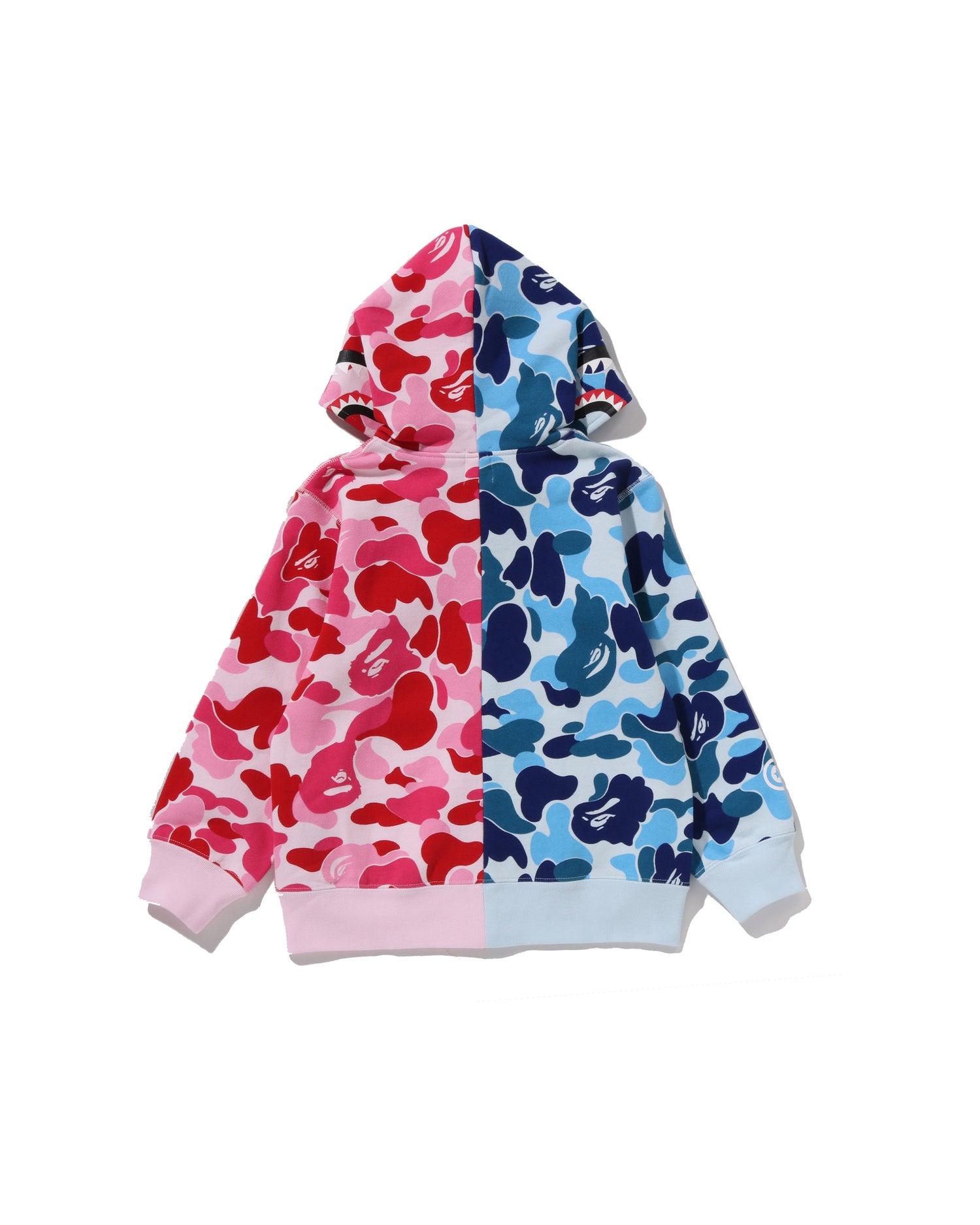 トップス A BATHING APE Big ABC Camo Shark Hoodie A BATHING APE® Kids Map Camo Shark Zip Hoodie | Bape