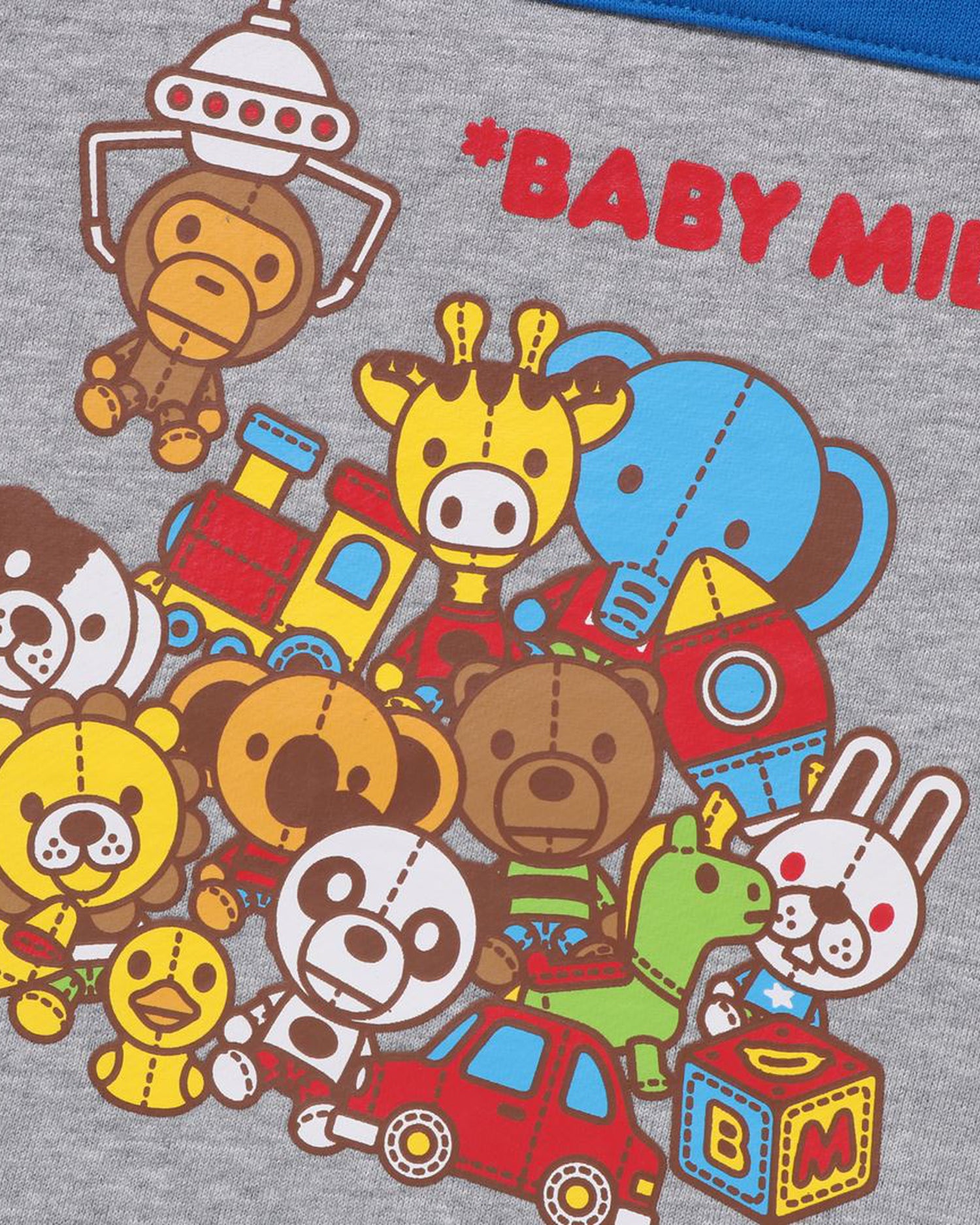 A BATHING APE® Kids Baby Milo UFO Game Crewneck | Bape official