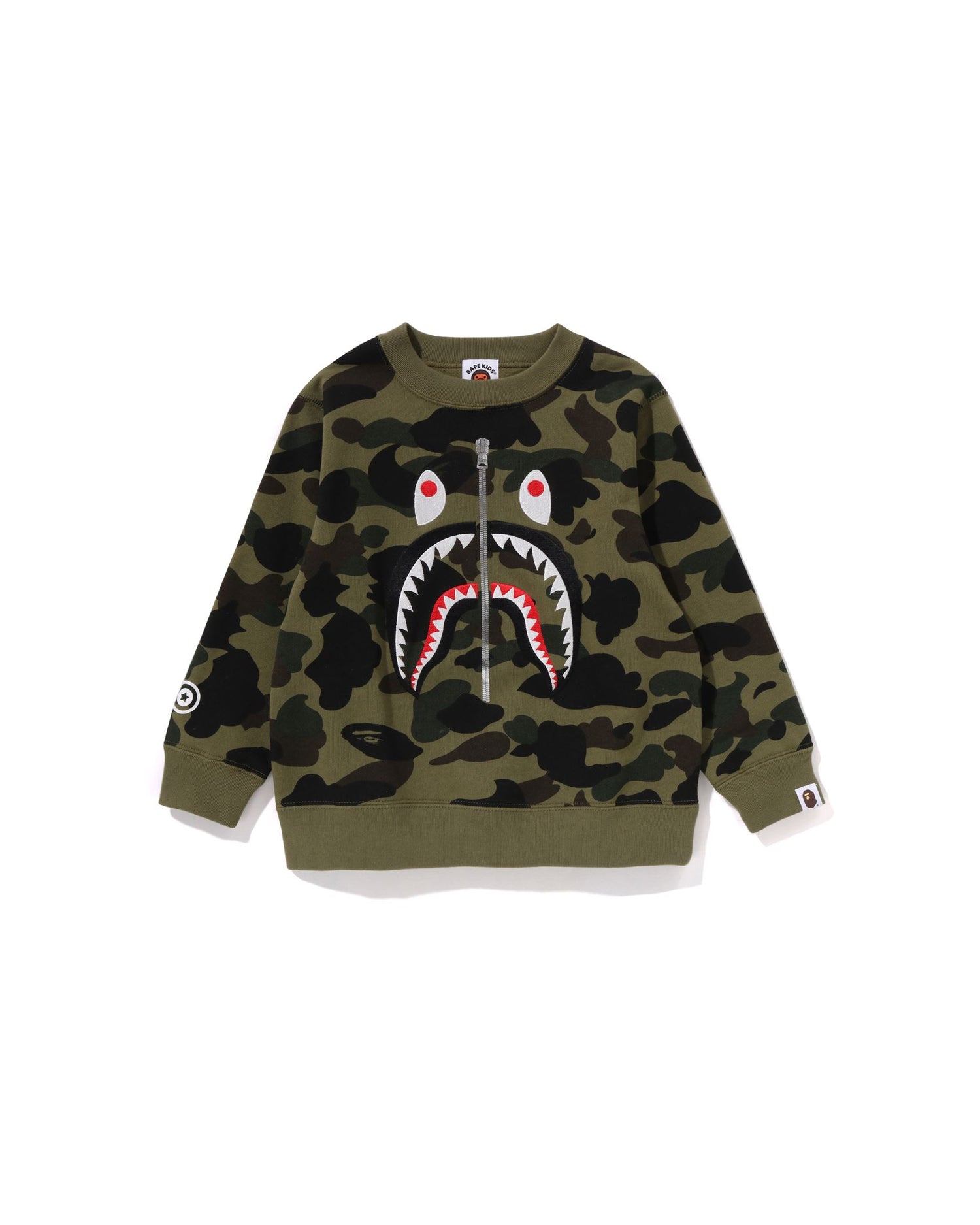 Bape Kids Green Camo deals Sweatshirt