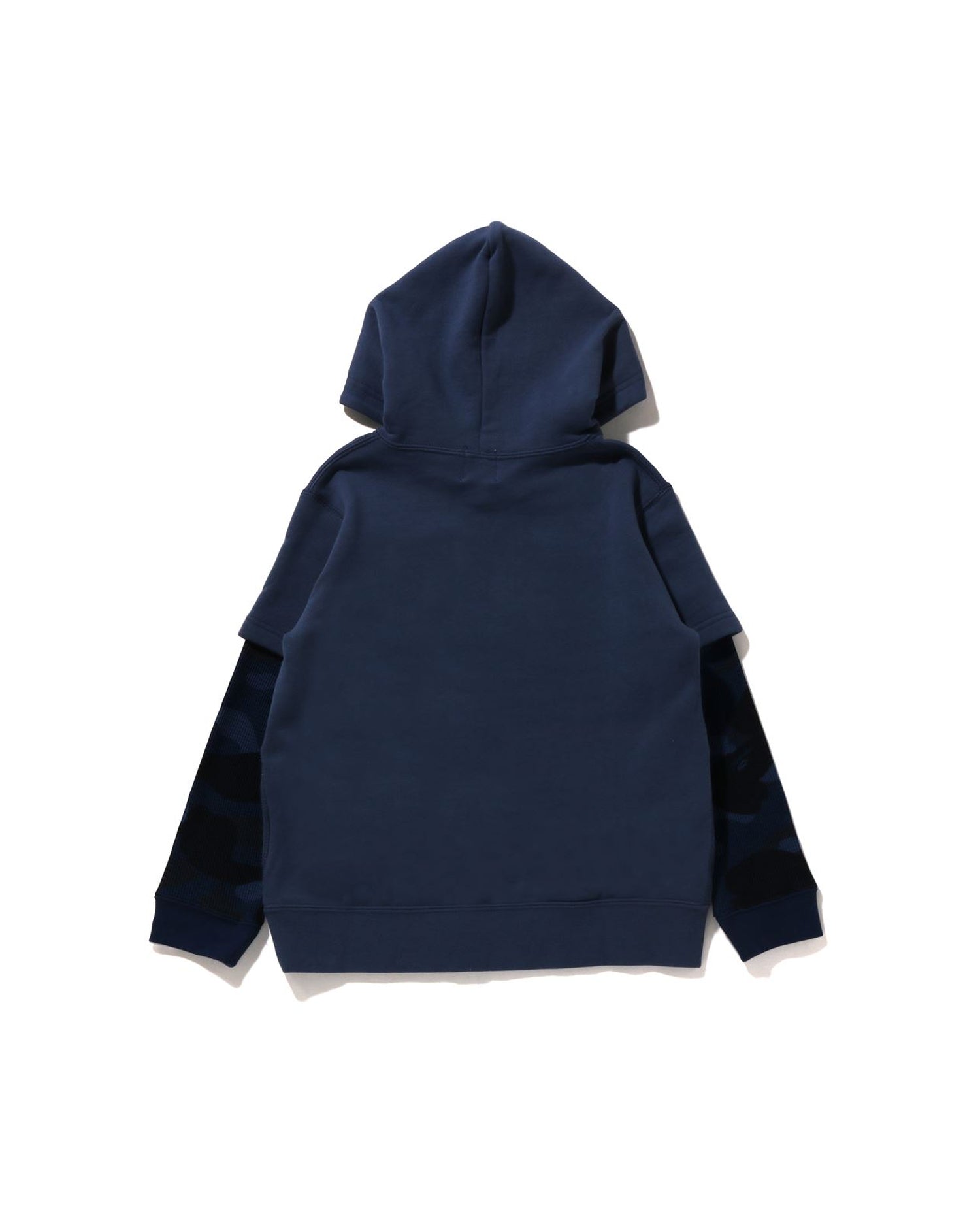 A BATHING APE® Kids Color Camo Ape Head Layered Pullover Hoodie