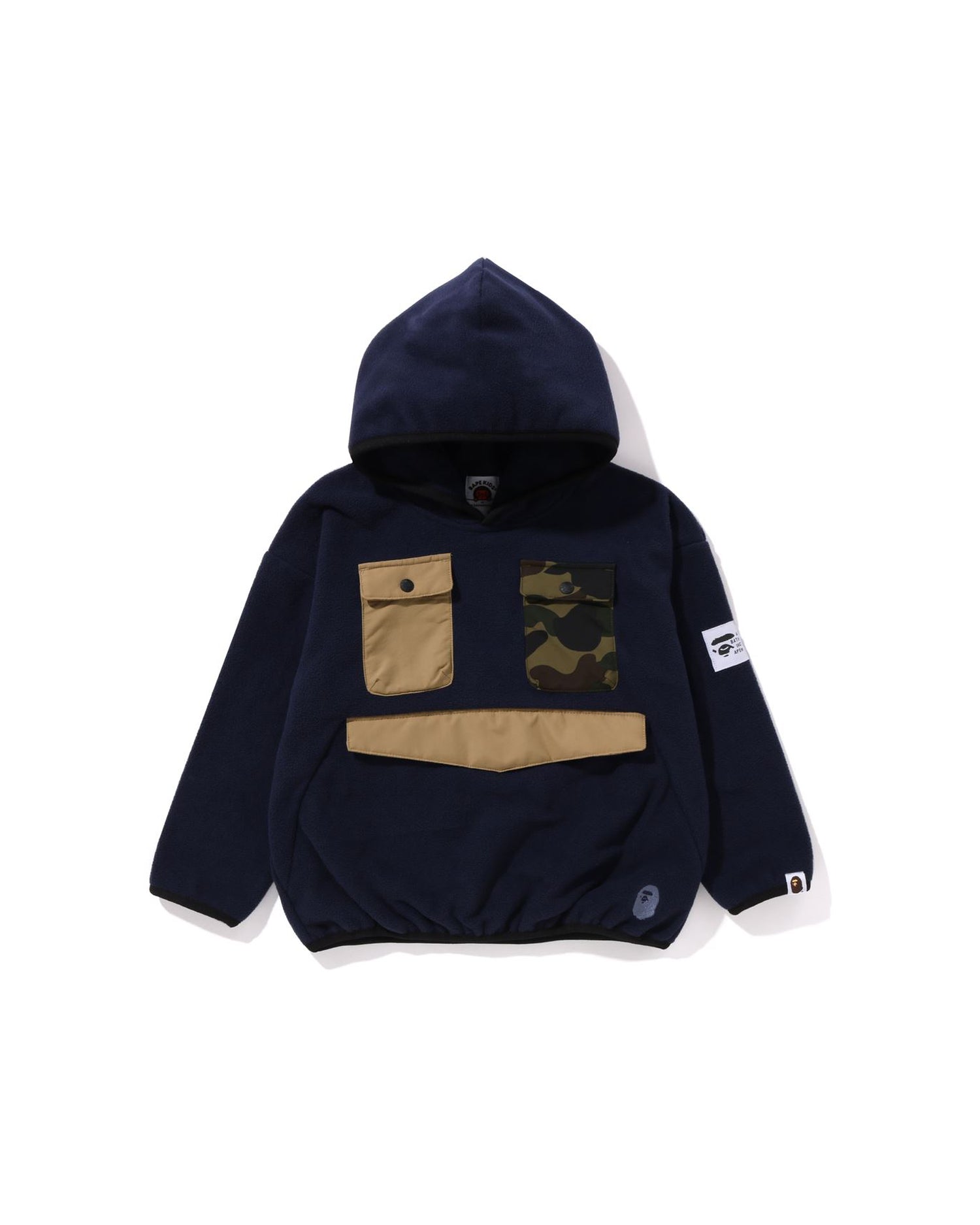 A BATHING APE® Kids 1st Camo Multi Pockets Pullover Hoodie | Bape