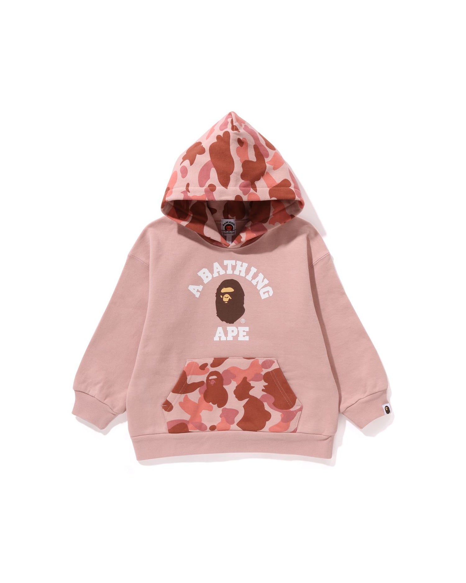 A BATHING APE® Kids 1st Camo College Pullover | Bape official