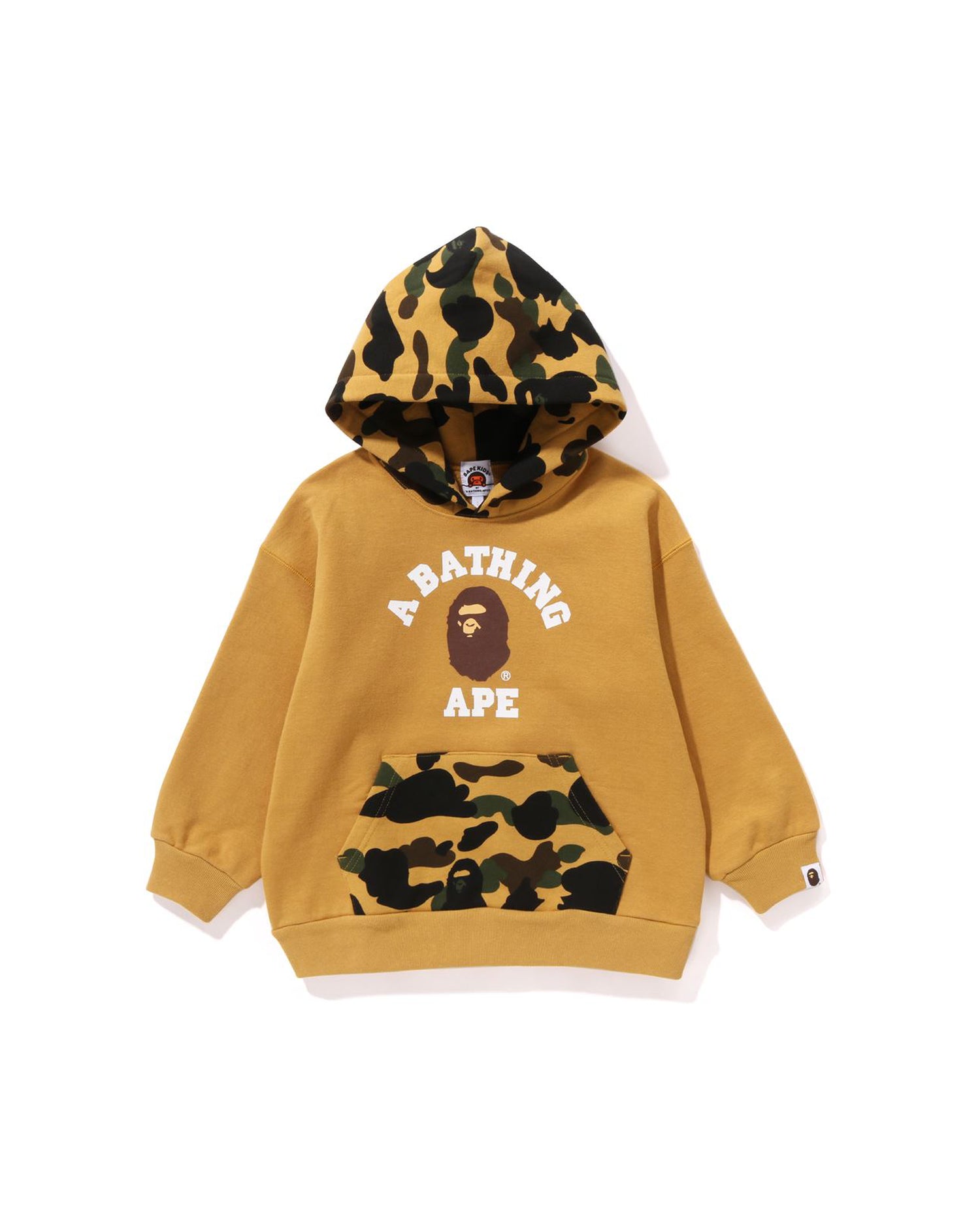 A BATHING APE® Kids 1st Camo College Pullover | Bape official