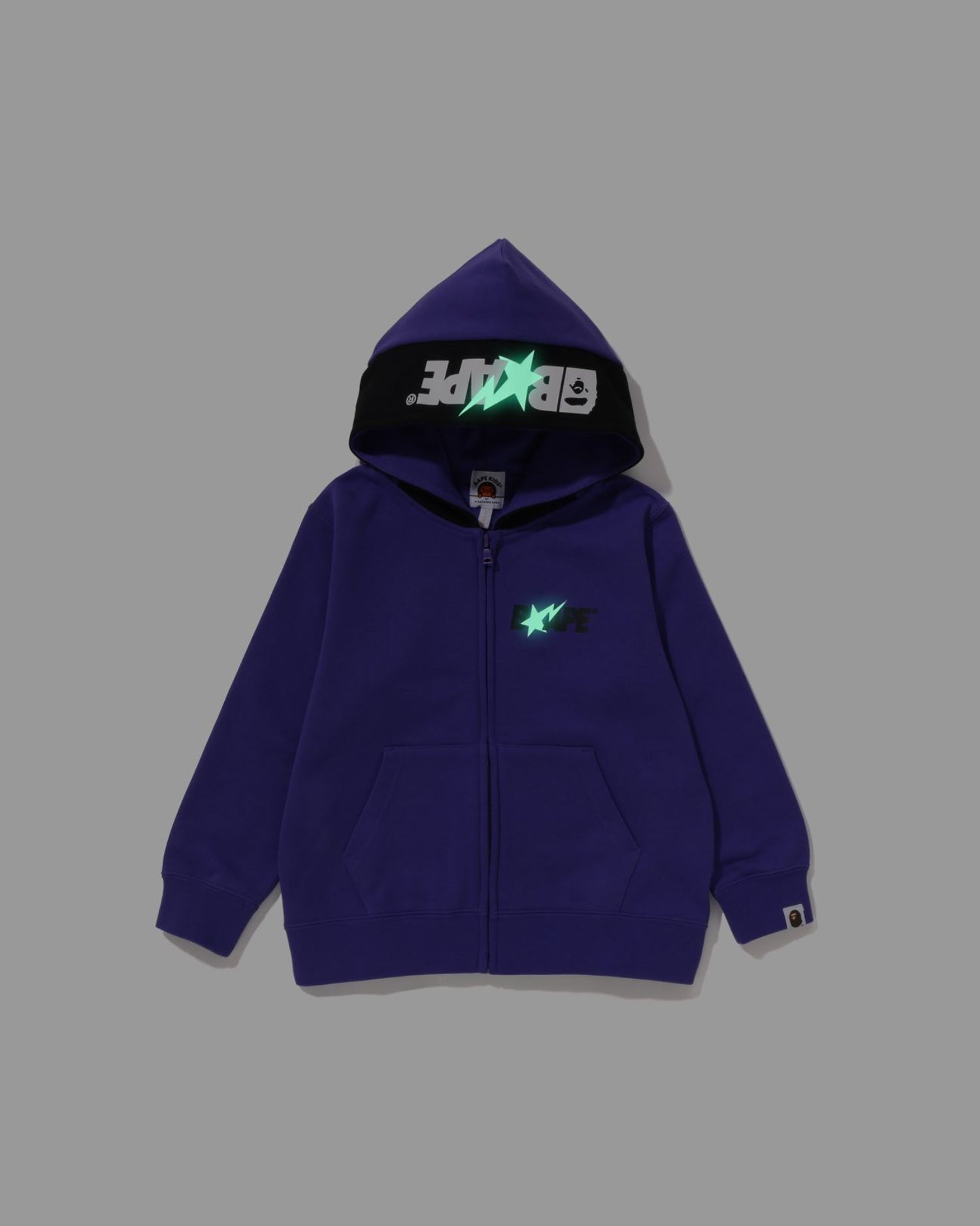 bape kids パーカー A BATHING APE® Kids BAPE Zip Hoodie | Bape official website