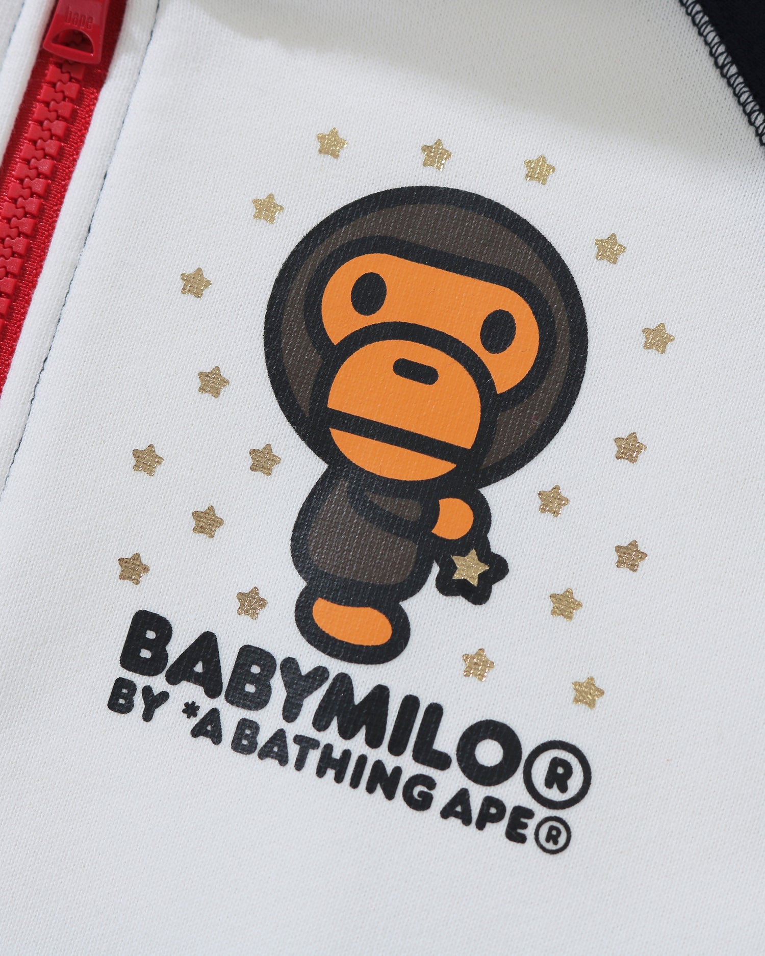 A BATHING APE® Baby Milo Star Zip Hoodie | Bape official