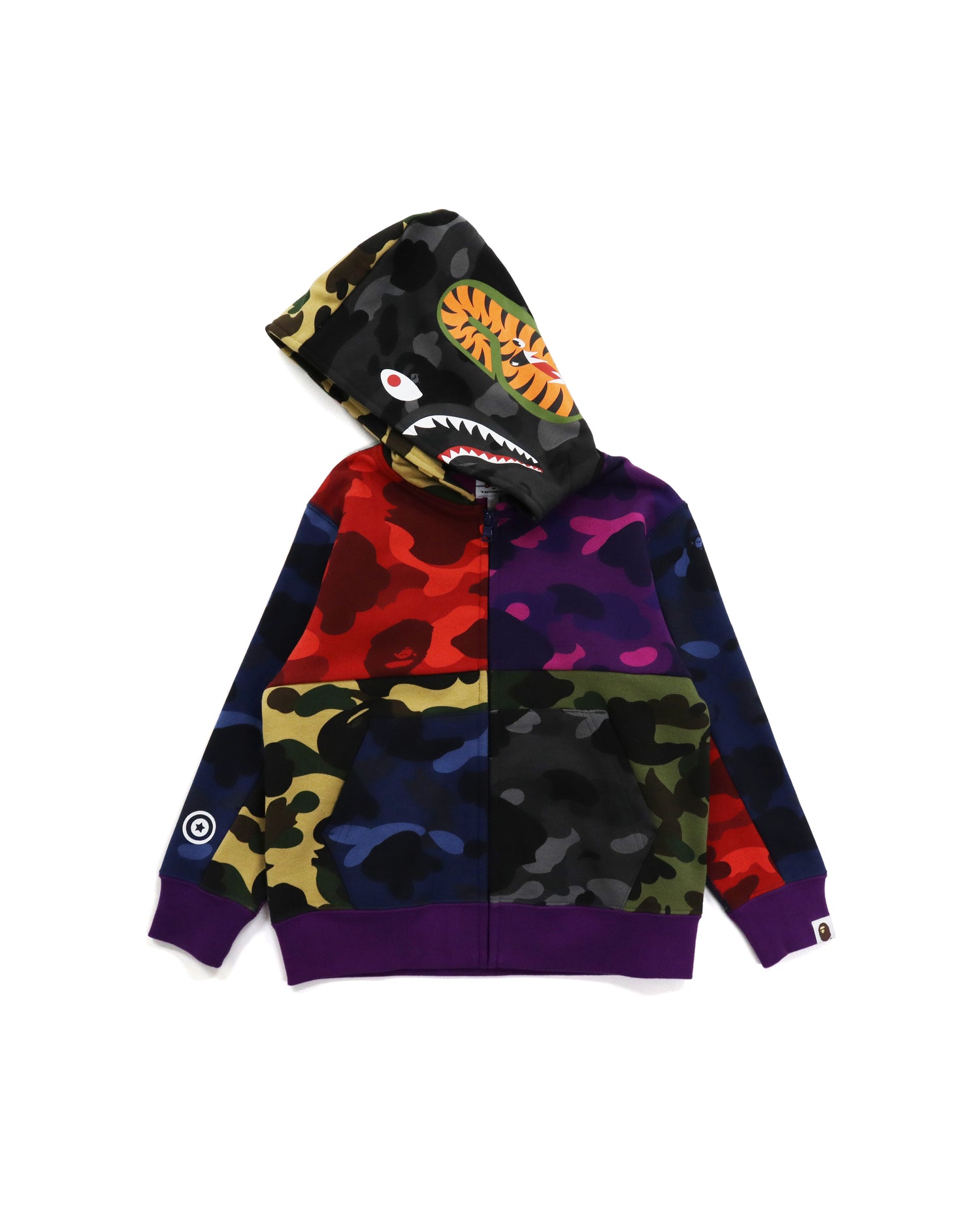 Bape mix camo hoodie harga on sale