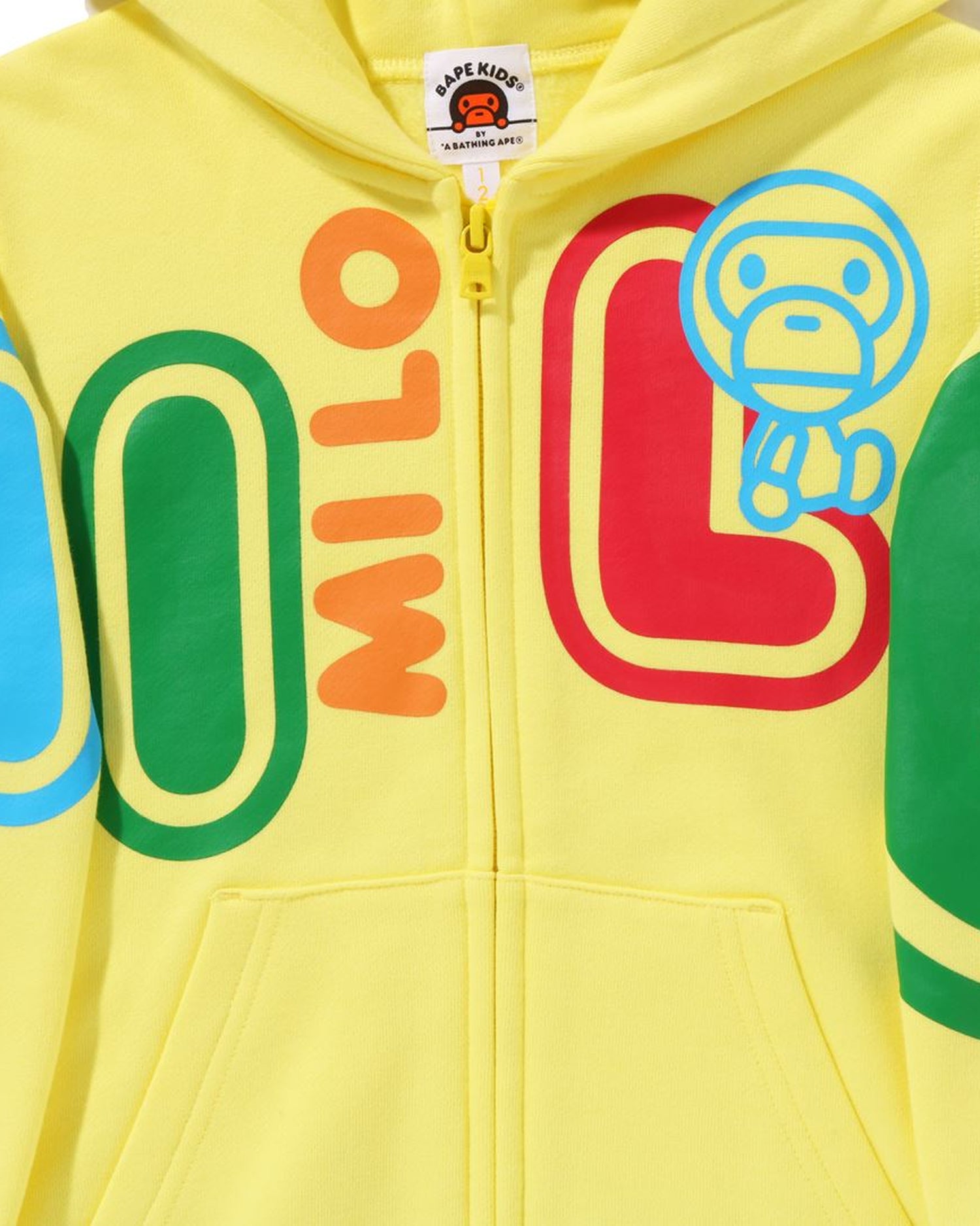 A BATHING APE® Kids Baby Milo Panda Layered Pullover Hoodie