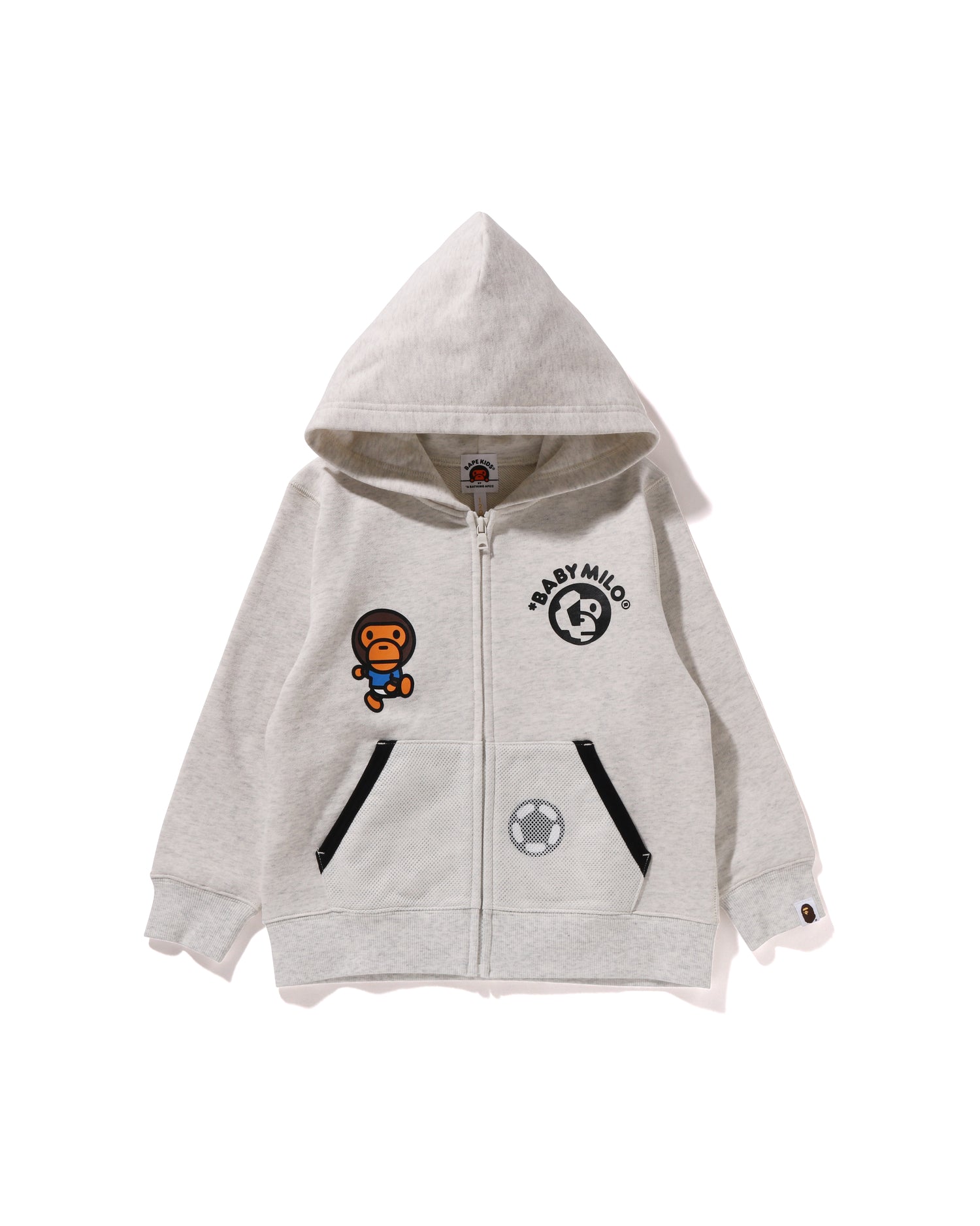 A BATHING APE® Kids Baby Milo Soccer Zip Hoodie | Bape