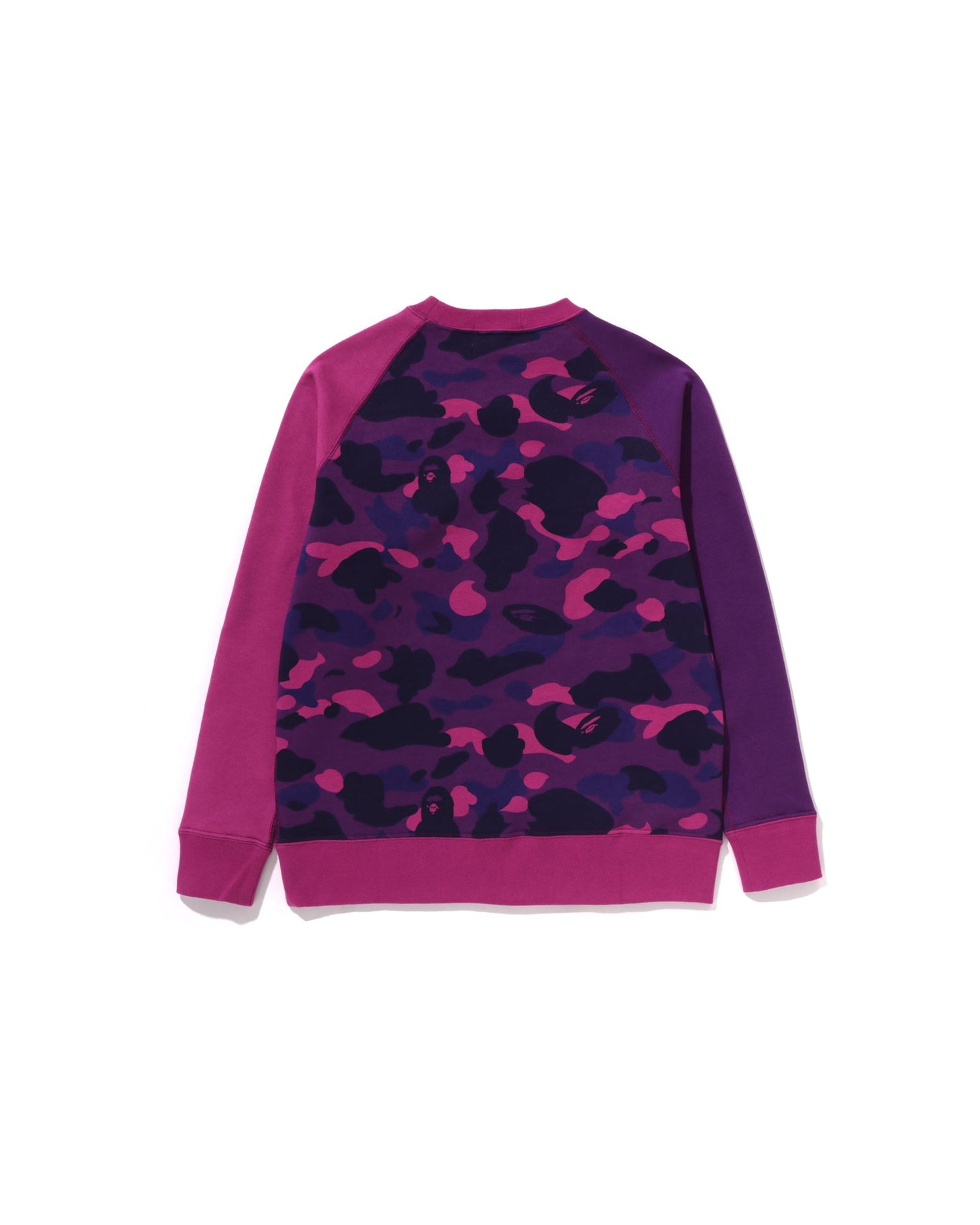 A BATHING APE® Kids Color Camo College Crewneck Sweatshirt