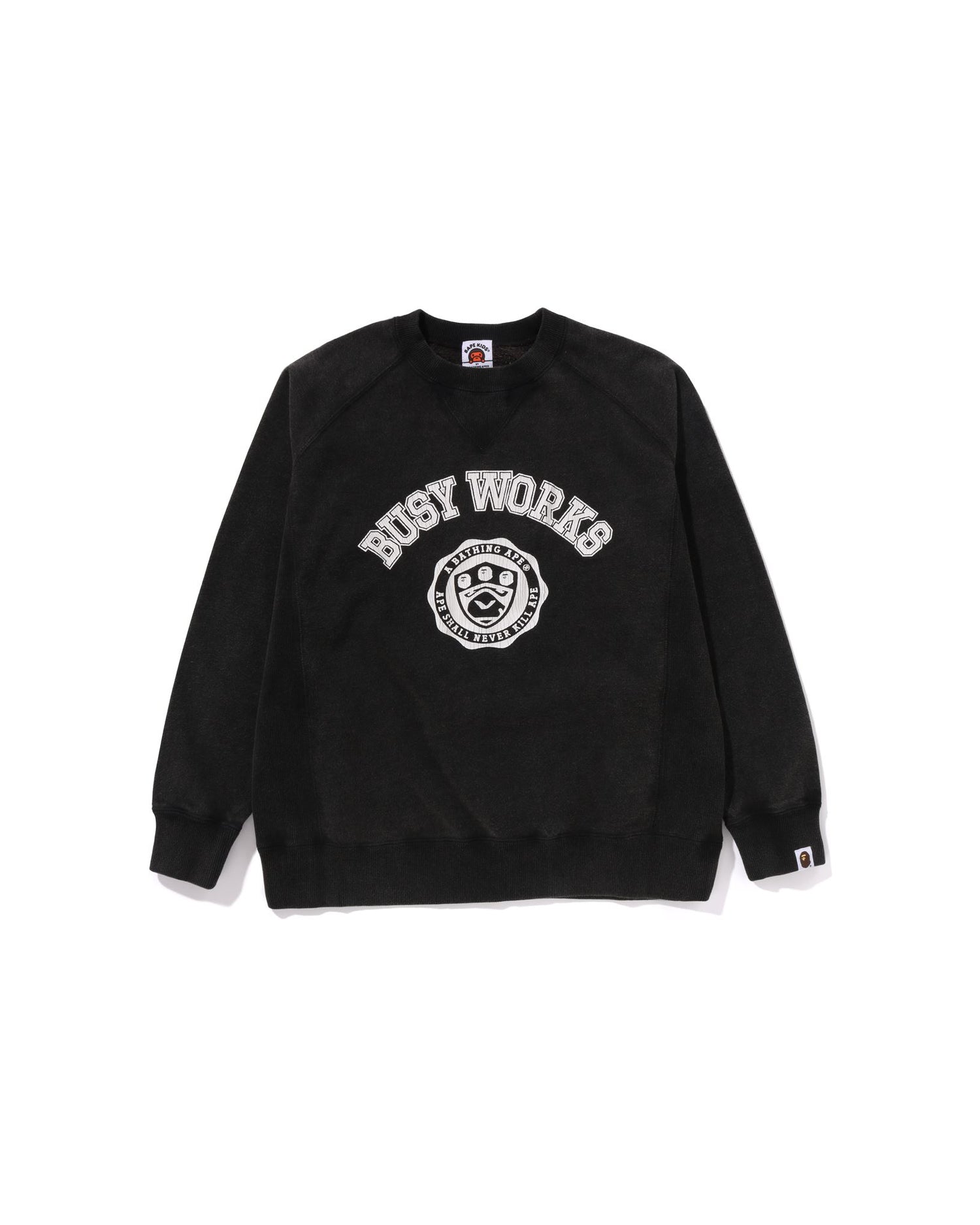 A BATHING APE® Kids Pigment College Crewneck Jr | Bape
