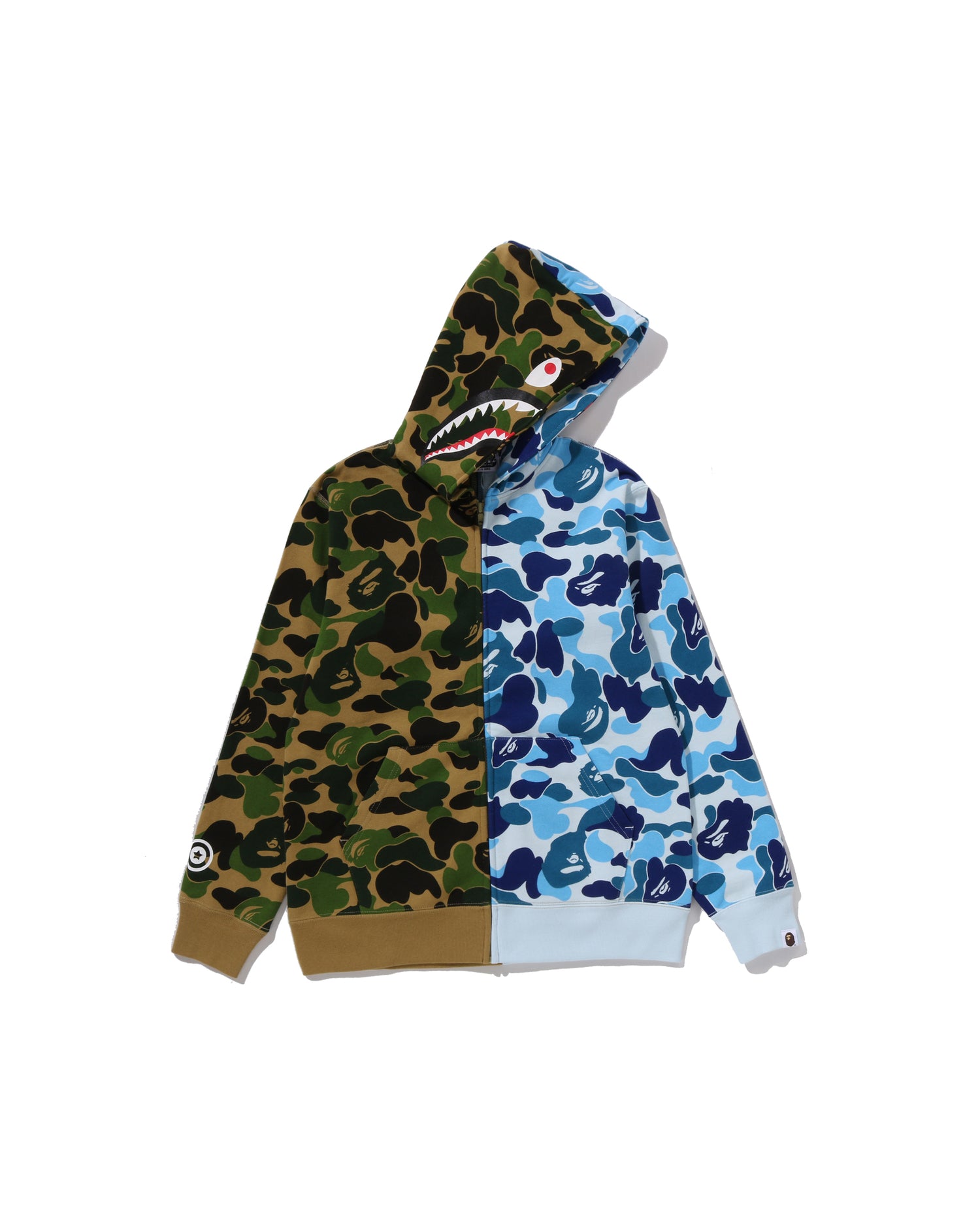 ★BAPE KIDS by a bathing ape 2012AUTUMN/W A BATHING APE® Kids 1st Camo Milo Shark Zip Hoodie Jr | Bape