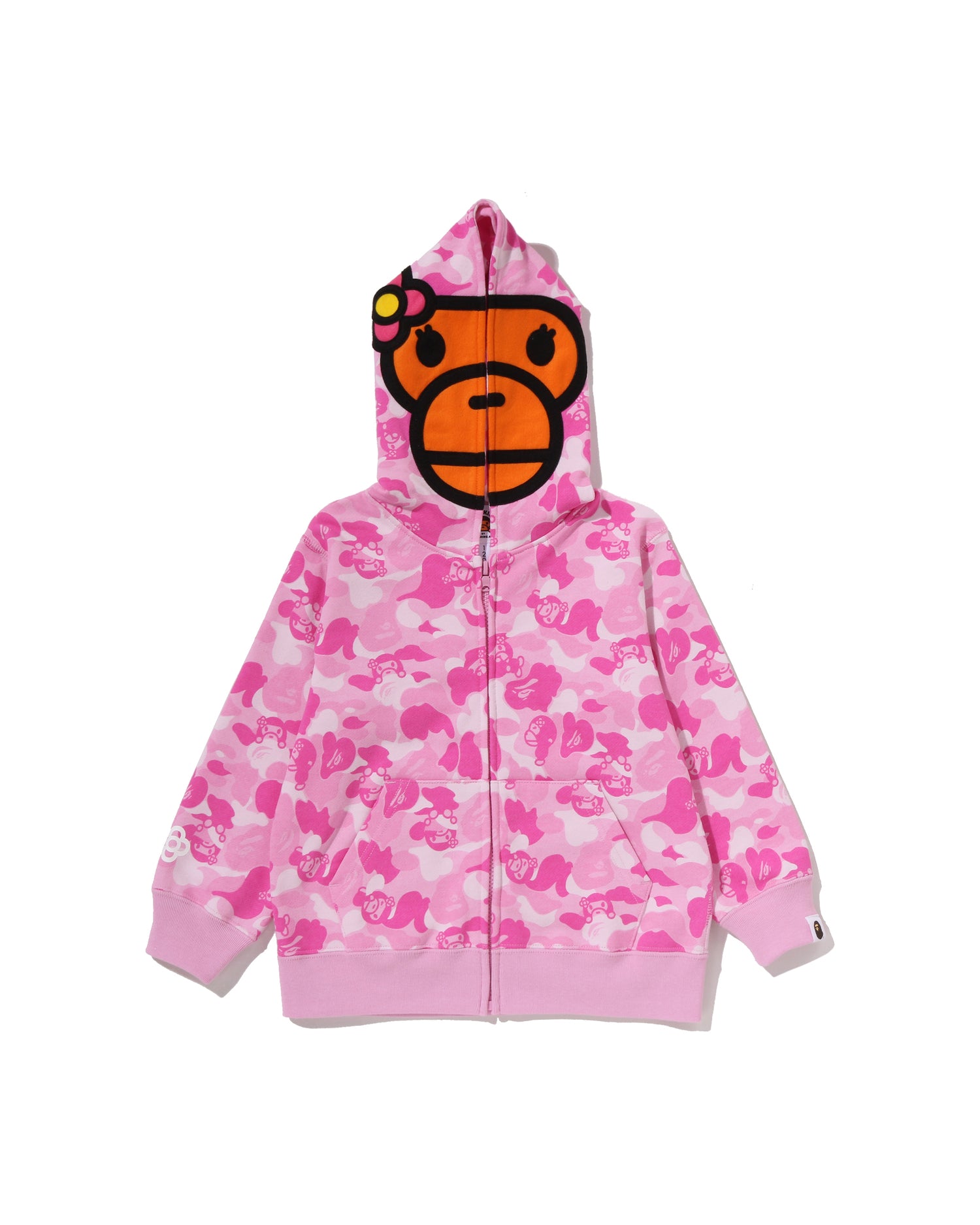 A BATHING APE® Baby Lisa Abc Camo Zip Hoodie | Bape official