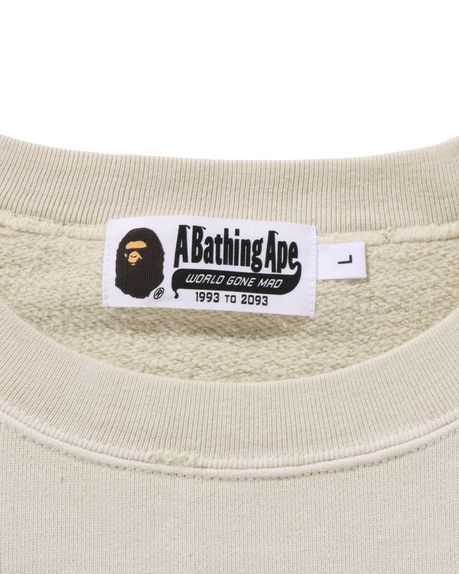 A BATHING APE® Destroy Washed Effect Relaxed Fit Crewneck