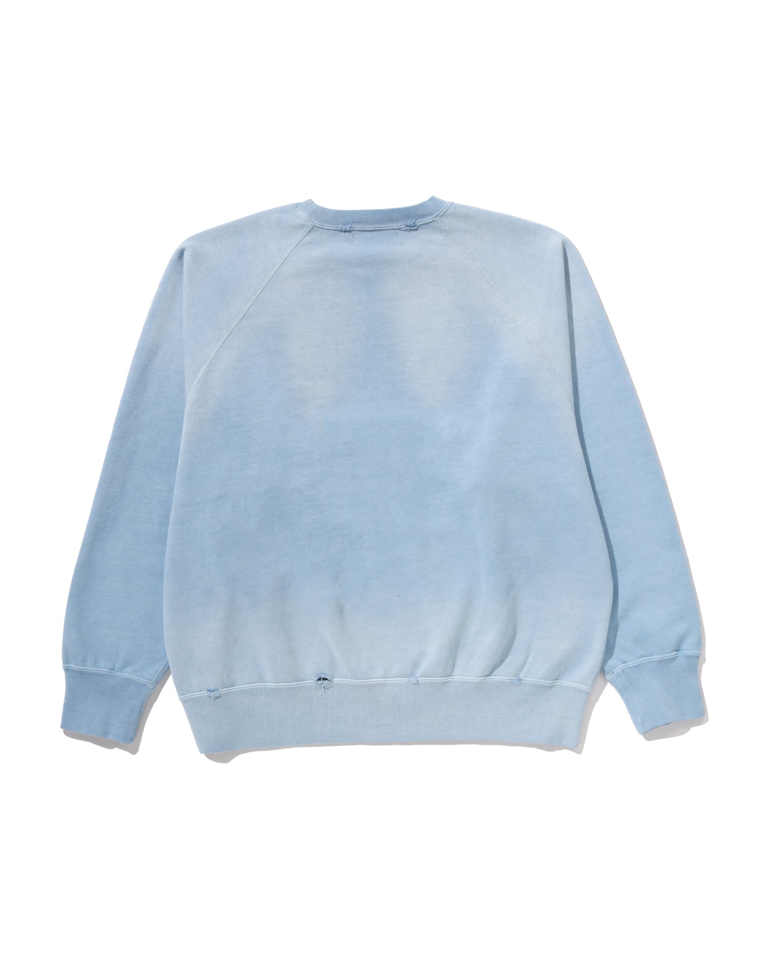 A BATHING APE® Destroy Washed Effect Relaxed Fit Crewneck
