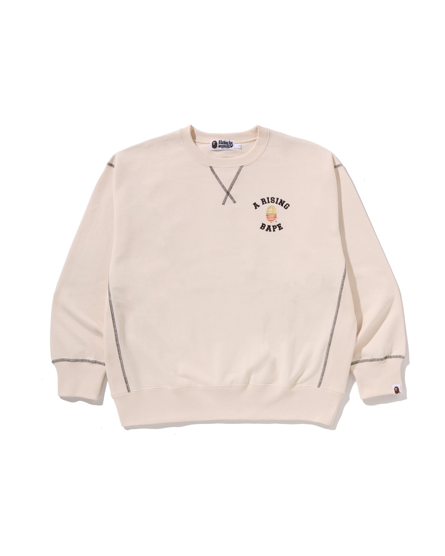 A BATHING APE® A Rising BAPE Relaxed Fit Crewneck Sweatshirt