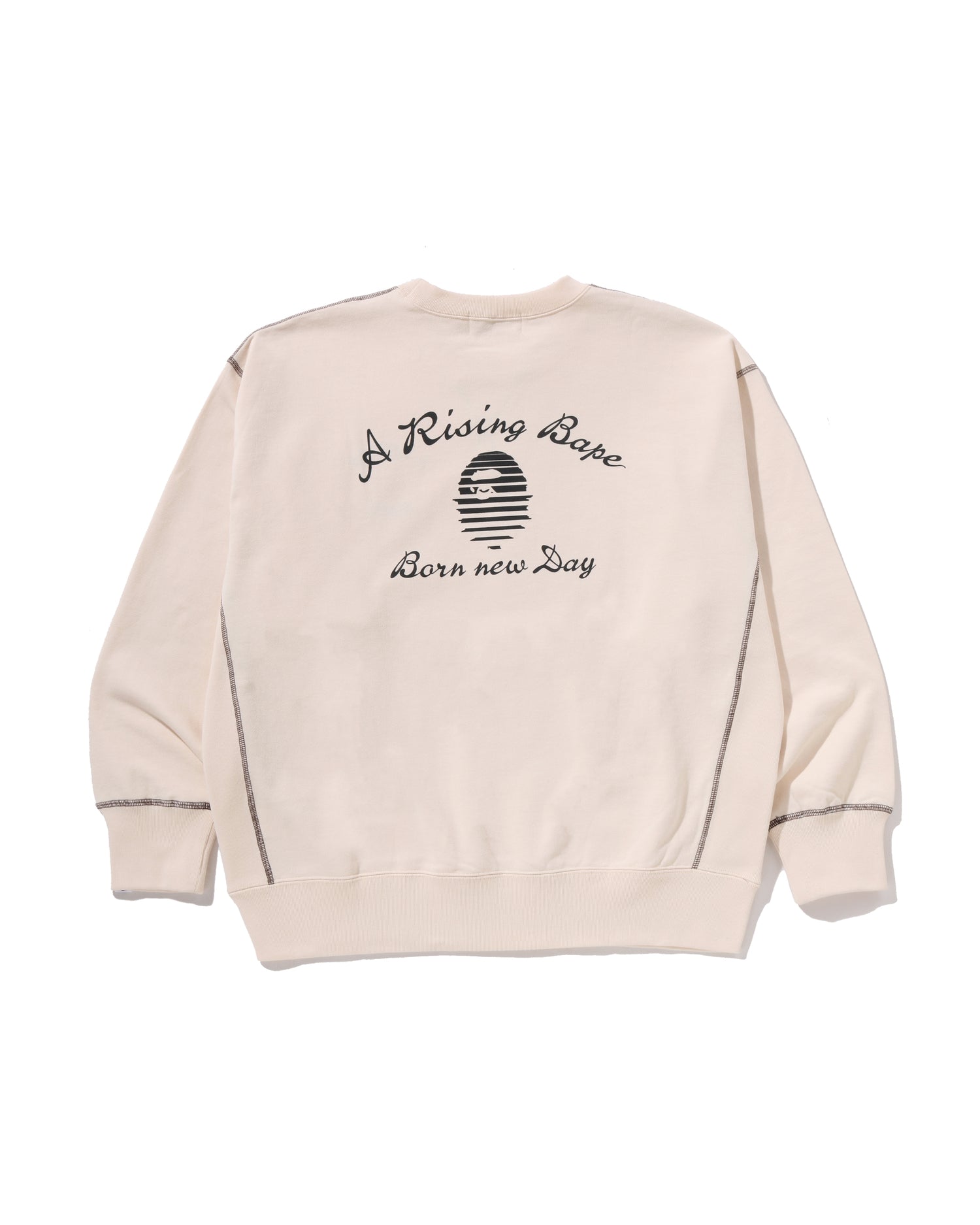 A BATHING APE® A Rising BAPE Relaxed Fit Crewneck Sweatshirt