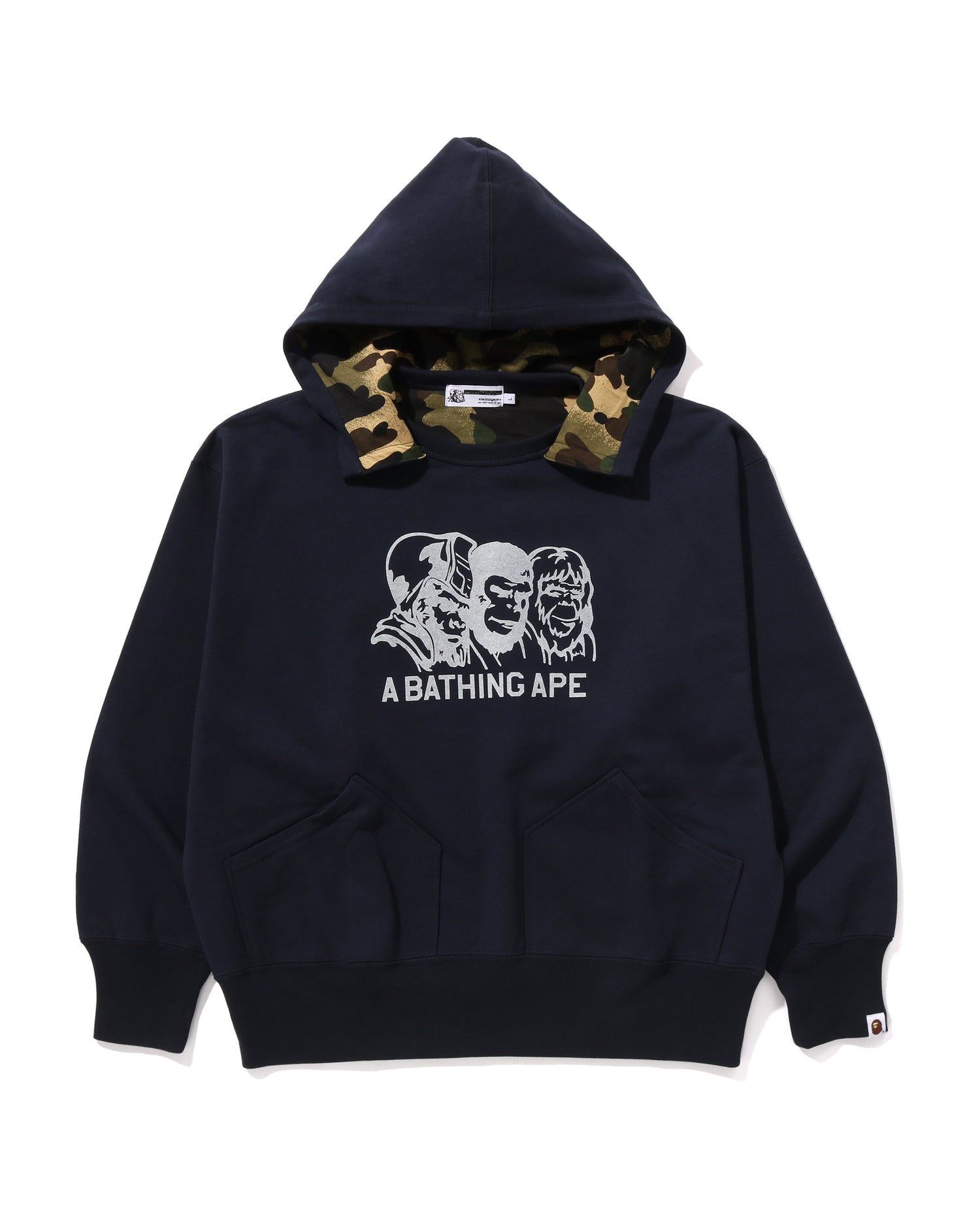 A BATHING APE® A Bathing Ape Double Face Pullover Hoodie