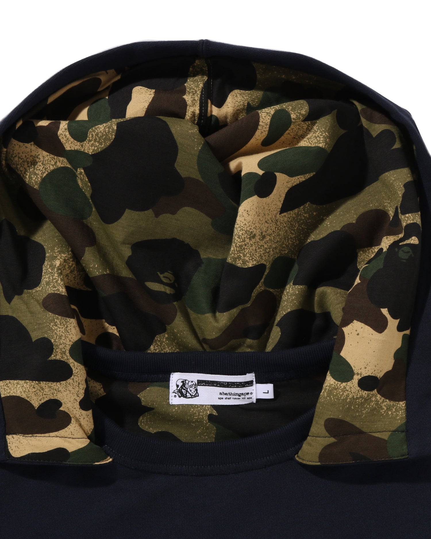 アベイシングエイプ　フーディー A BATHING APE® A Bathing Ape Double Face Pullover Hoodie