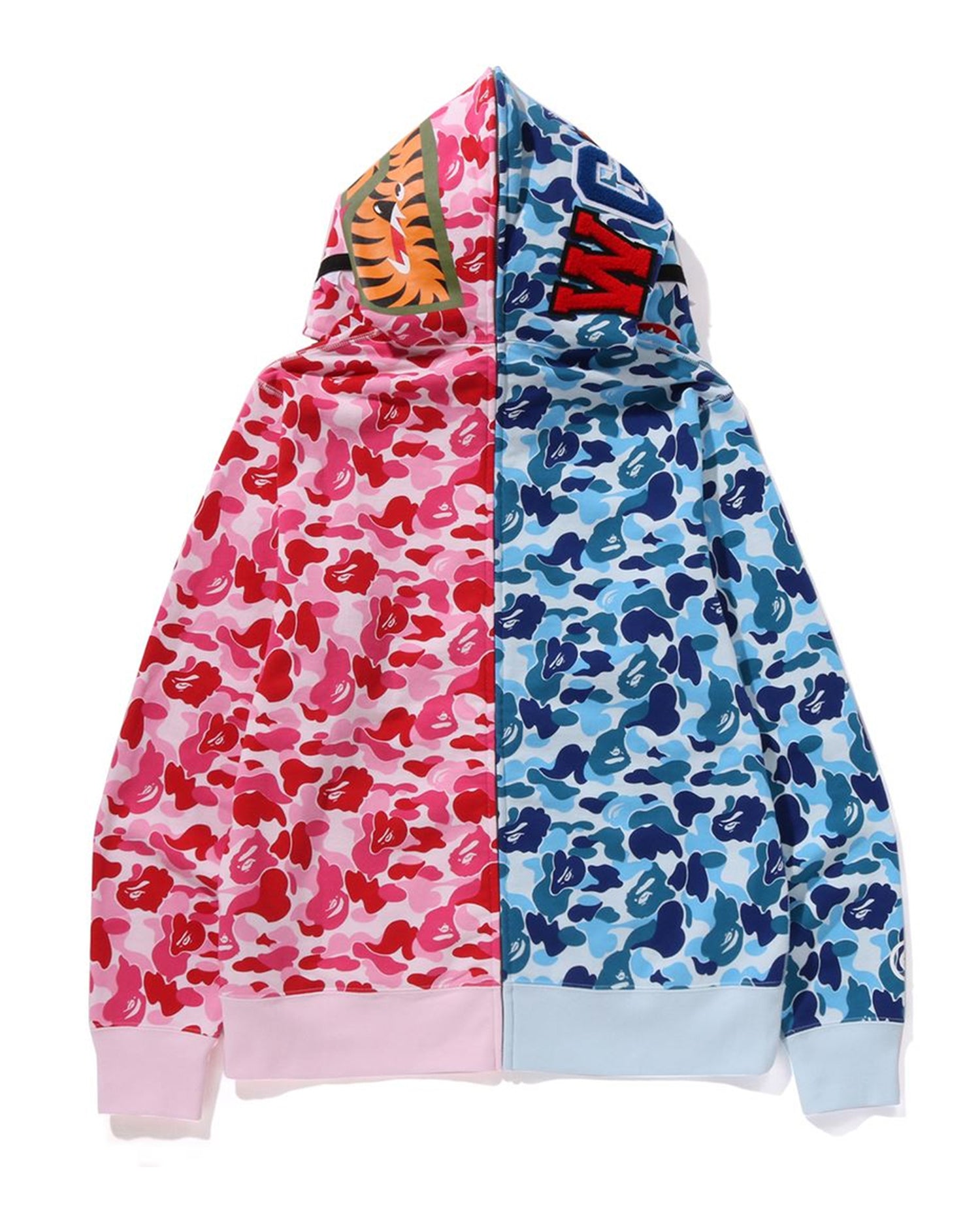 A BATHING APE® Abc Camo Separate Shark Full Zip Hoodie