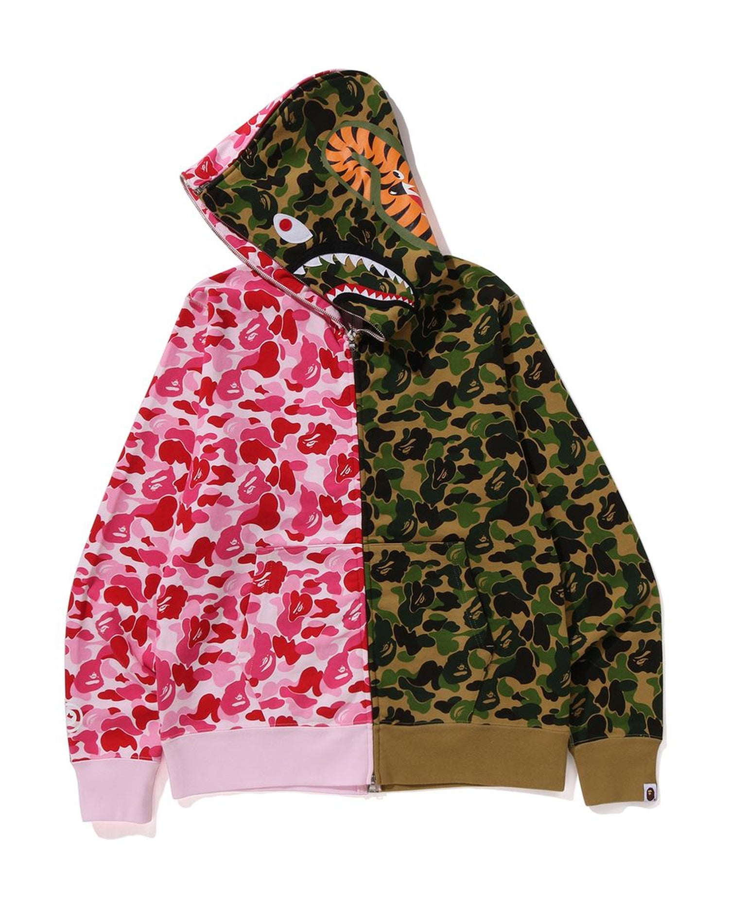 A BATHING APE® Abc Camo Separate Shark Full Zip Hoodie