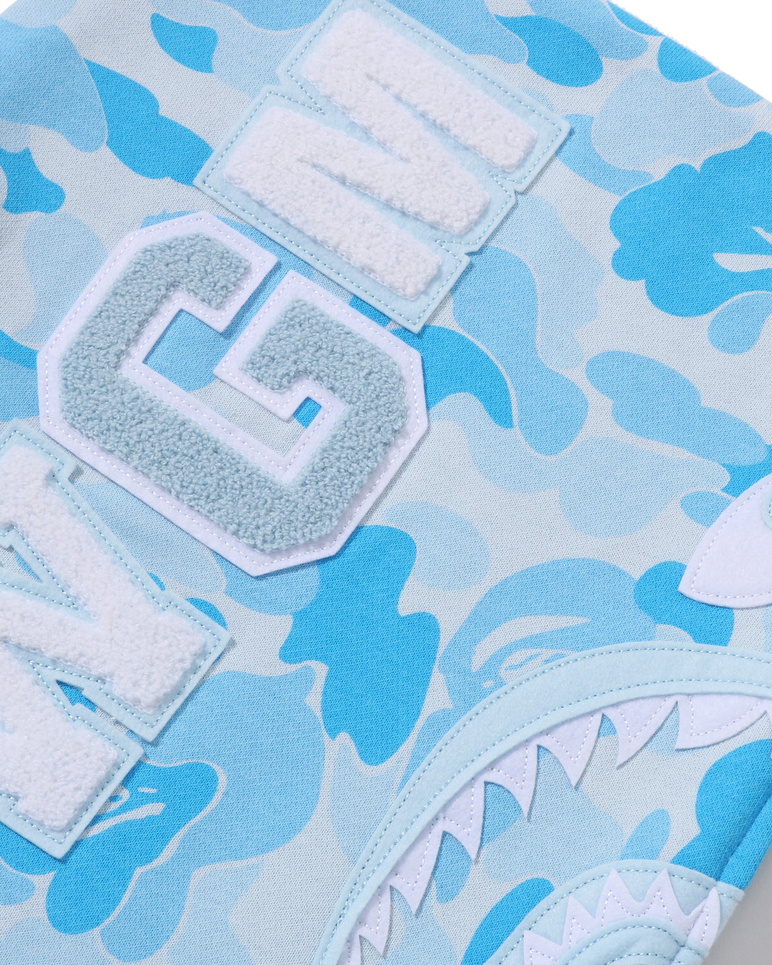 A BATHING APE® Icy BAPE Abc Camo Shark Full Zip Hoodie | Bape