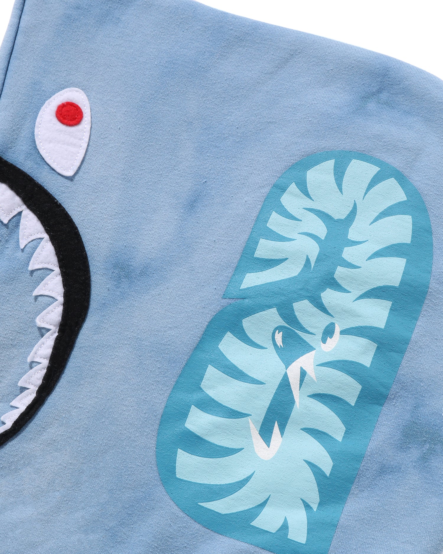 A BATHING APE® Hand Dye Shark Full Zip Hoodie | Bape