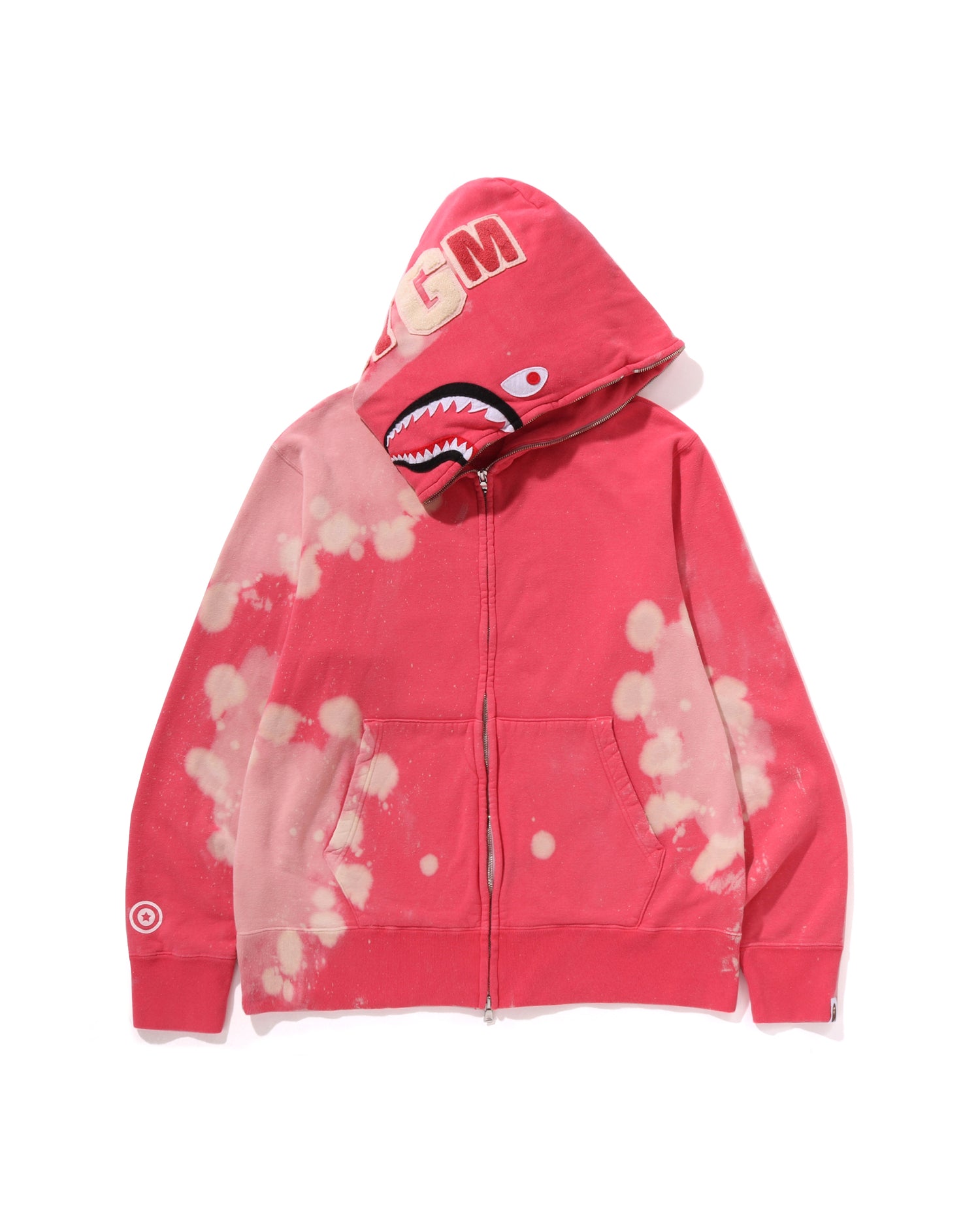 .*様 a bathing ape A BATHING APE® Hand Dye Shark Full Zip Hoodie | Bape official