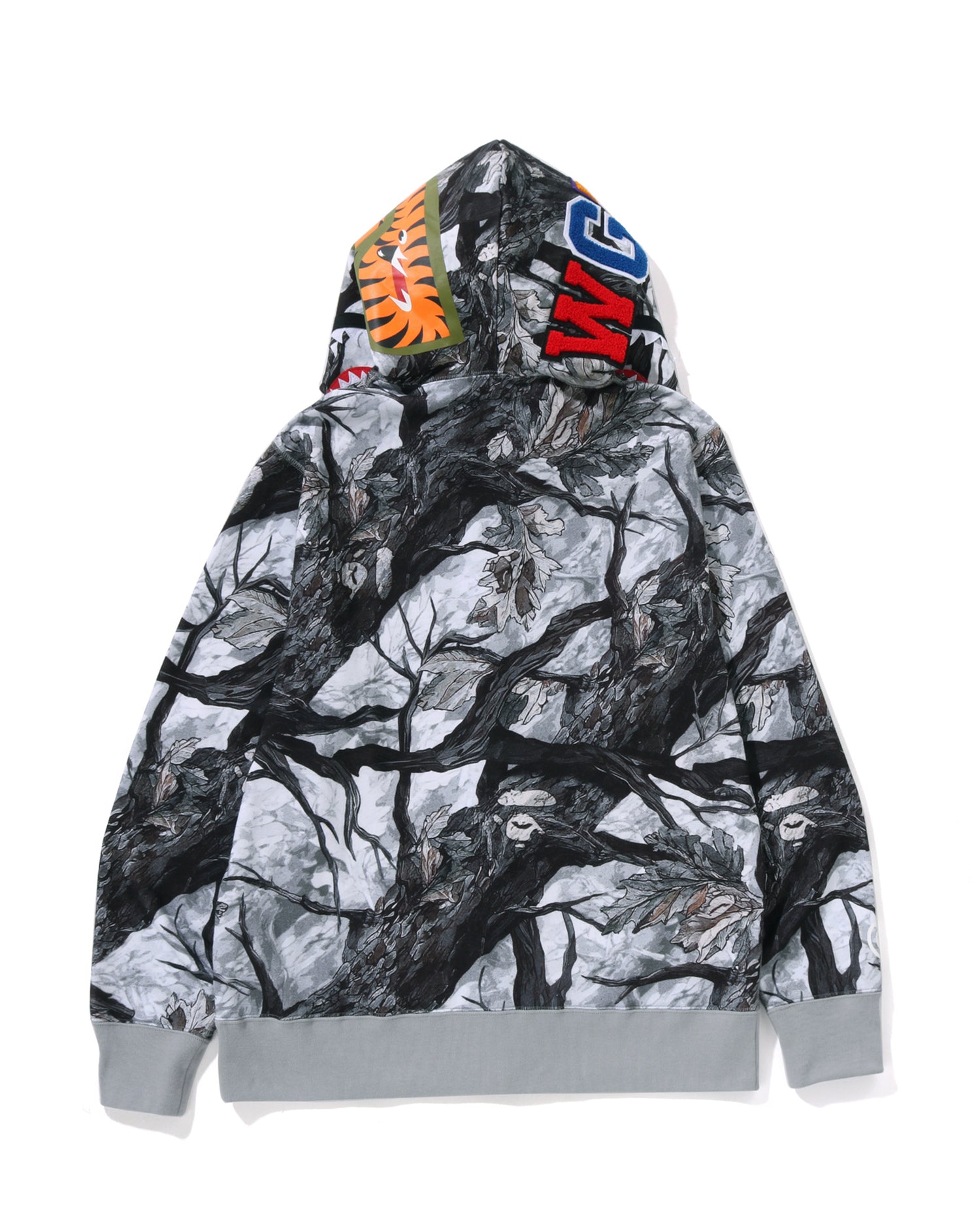 A BATHING APE® Tree Edge Camo Shark Full Zip Hoodie | Bape