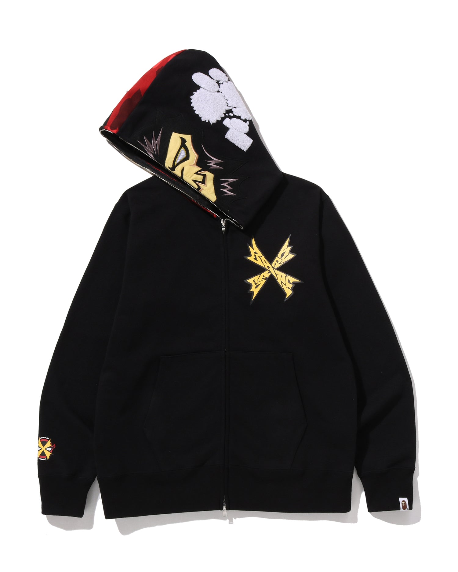 A BATHING APE® BAPEMAN-X Full Zip Hoodie | Bape official website