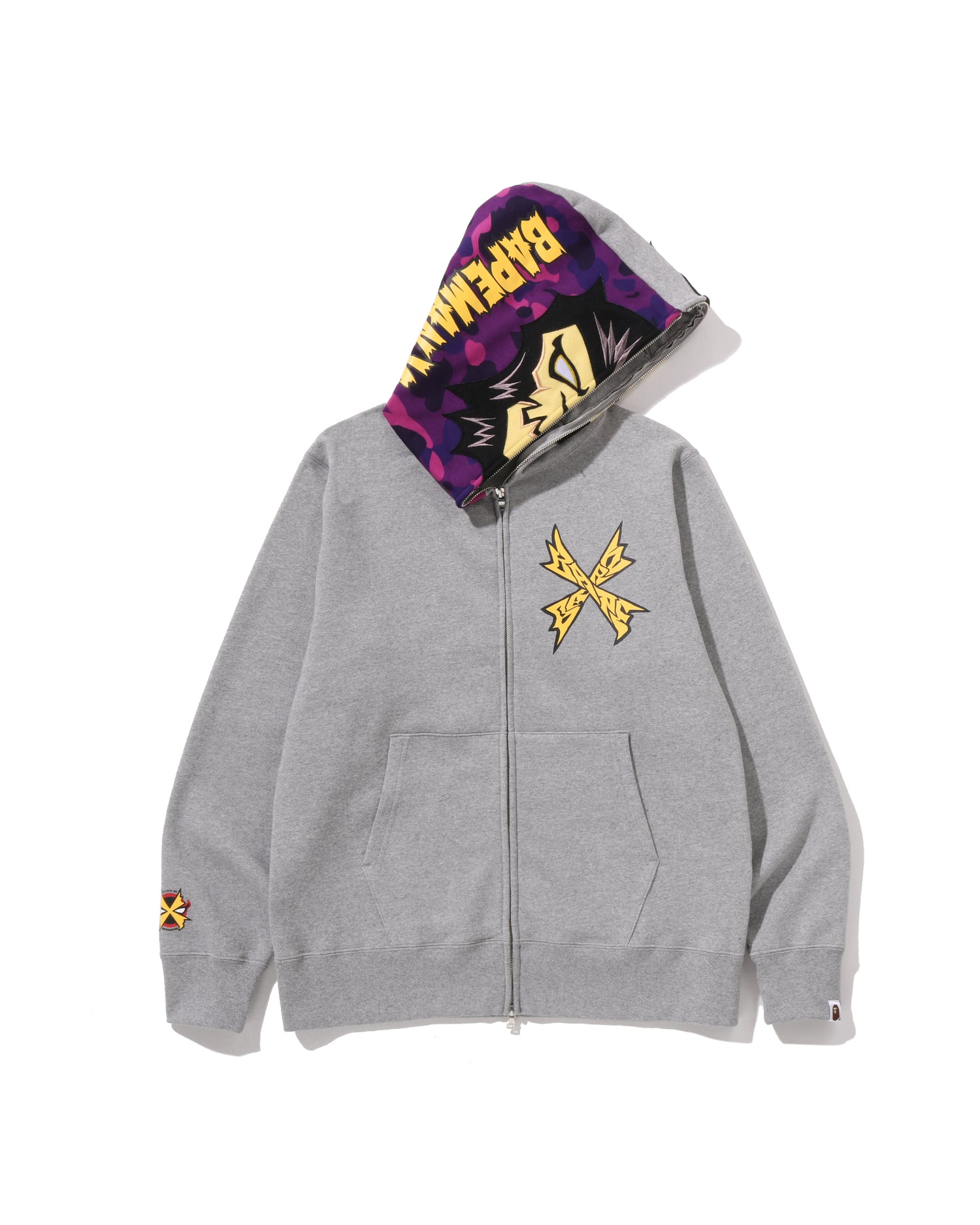 A BATHING APE® BAPEMAN-X Full Zip Hoodie | Bape official website