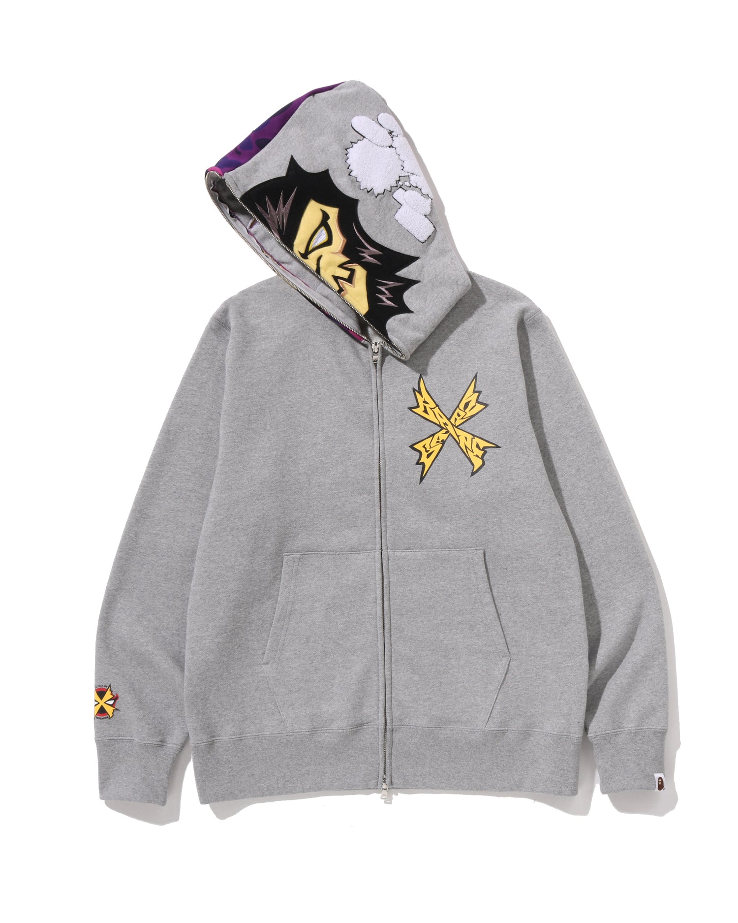 A BATHING APE® BAPEMAN-X Full Zip Hoodie | Bape official website
