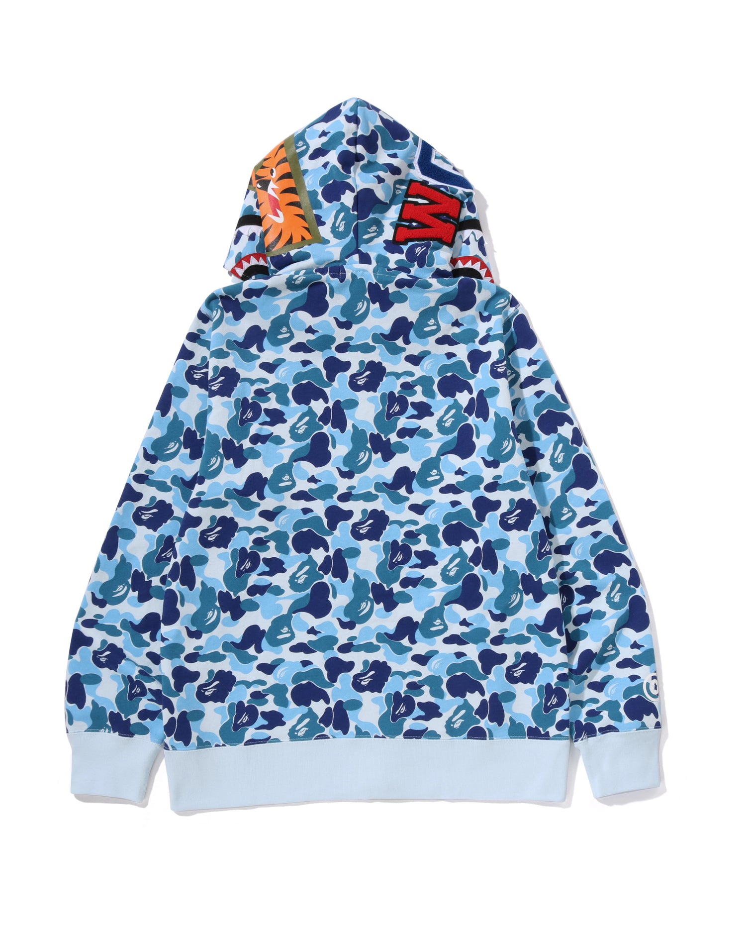 A BATHING APE SPACE CAMO ダブルシャーク フーディー A BATHING APE® Abc Camo Double Shark Full Zip Hoodie | Bape