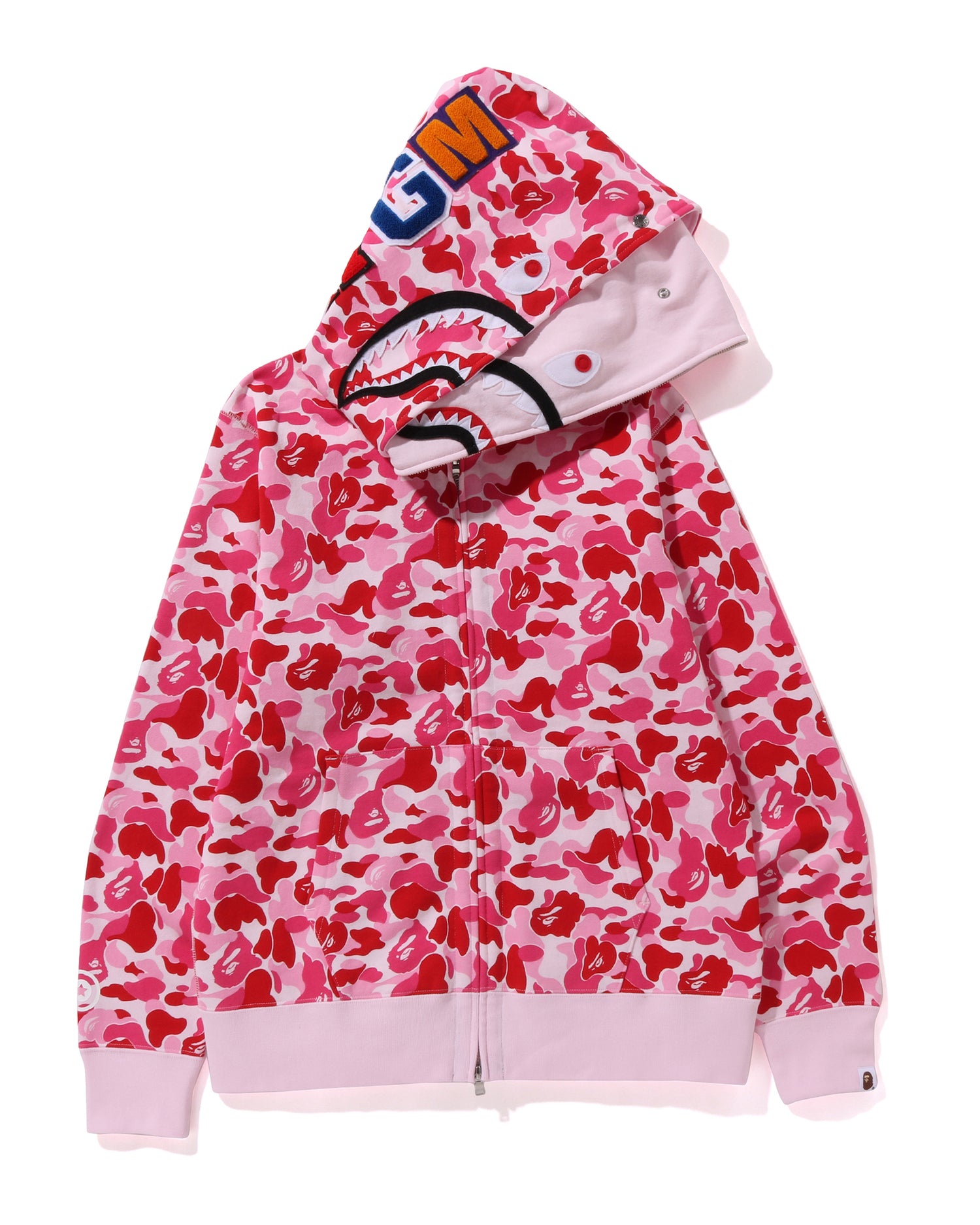 a bathing ape ABC camo Lサイズ シャークパーカー A BATHING APE® Abc Camo Double Shark Full Zip Hoodie | Bape