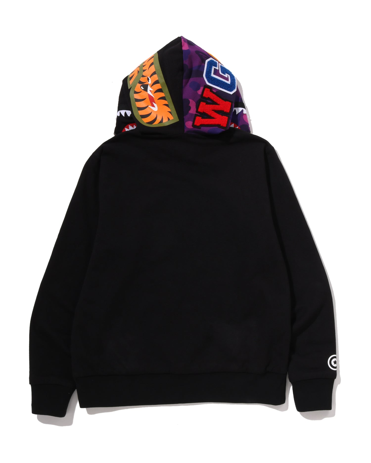 ぬ*様 LGB BLACK SHARK パーカーIF 14th A BATHING APE® Color Camo Reversible Shark Full Zip Hoo | Bape