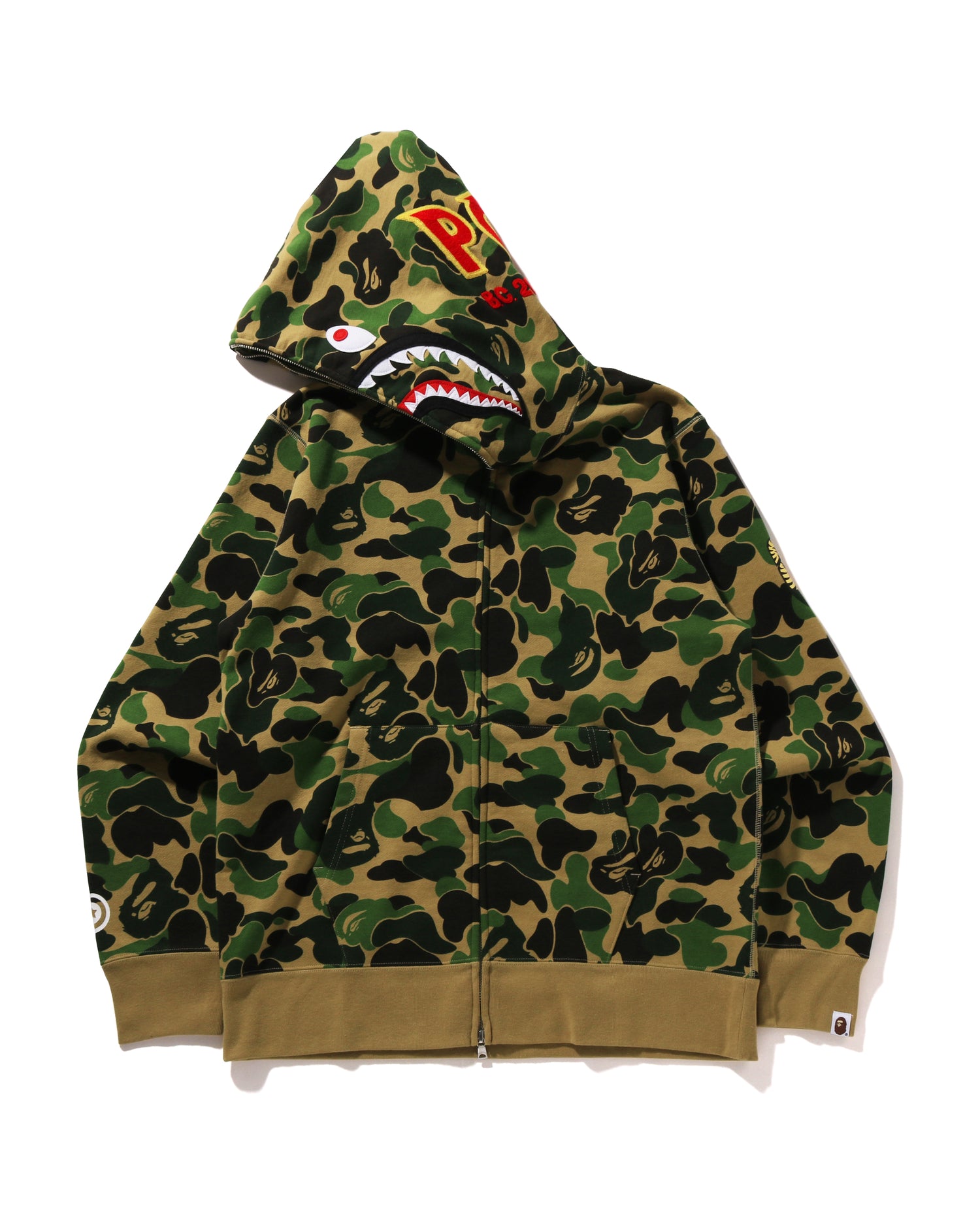 2XL BAPE Shark full zip hoodie blue camo A Bathing Ape Size