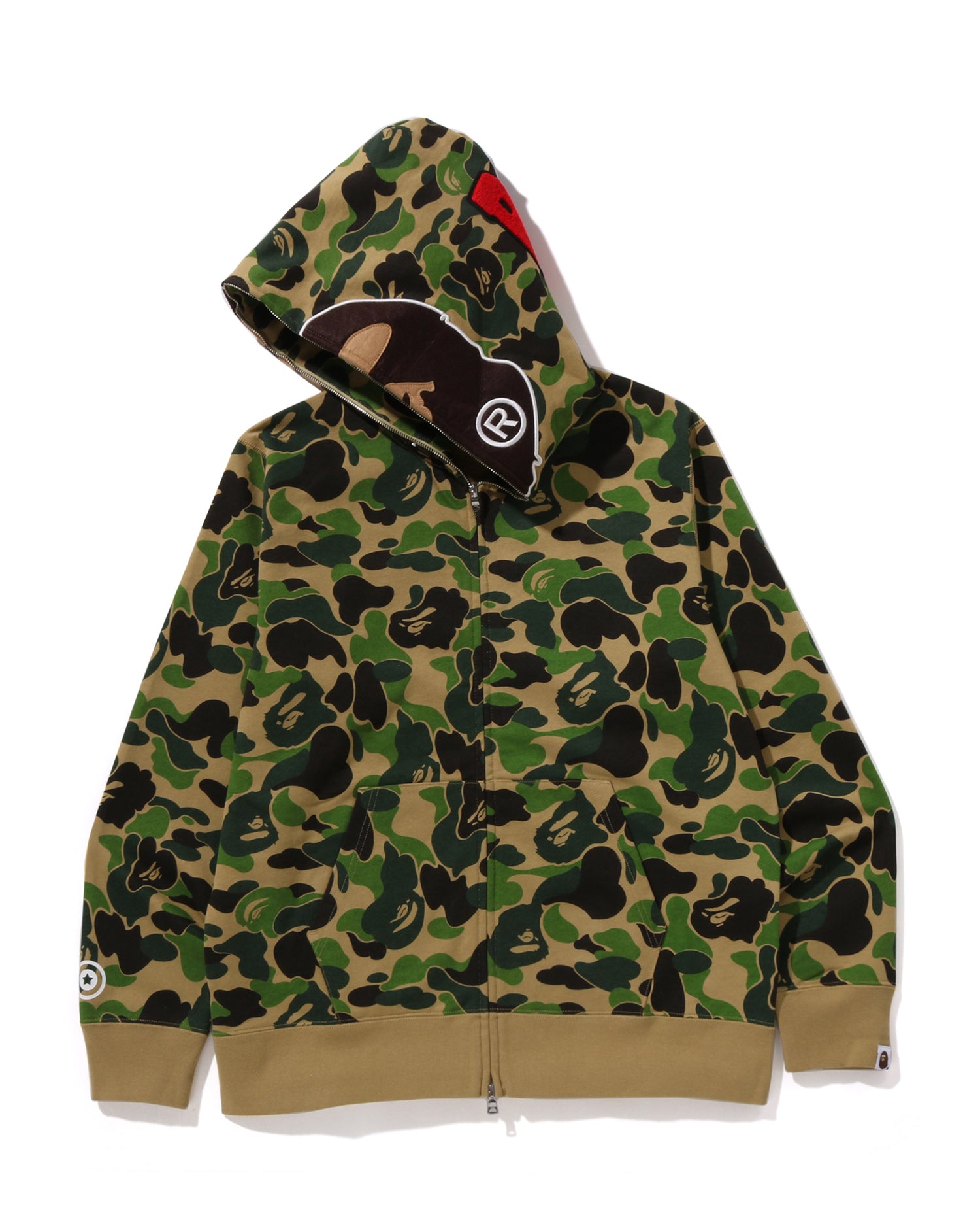 エイプパーカー A BATHING APE® Abc Camo 2nd Ape Full Zip Hoodie | Bape
